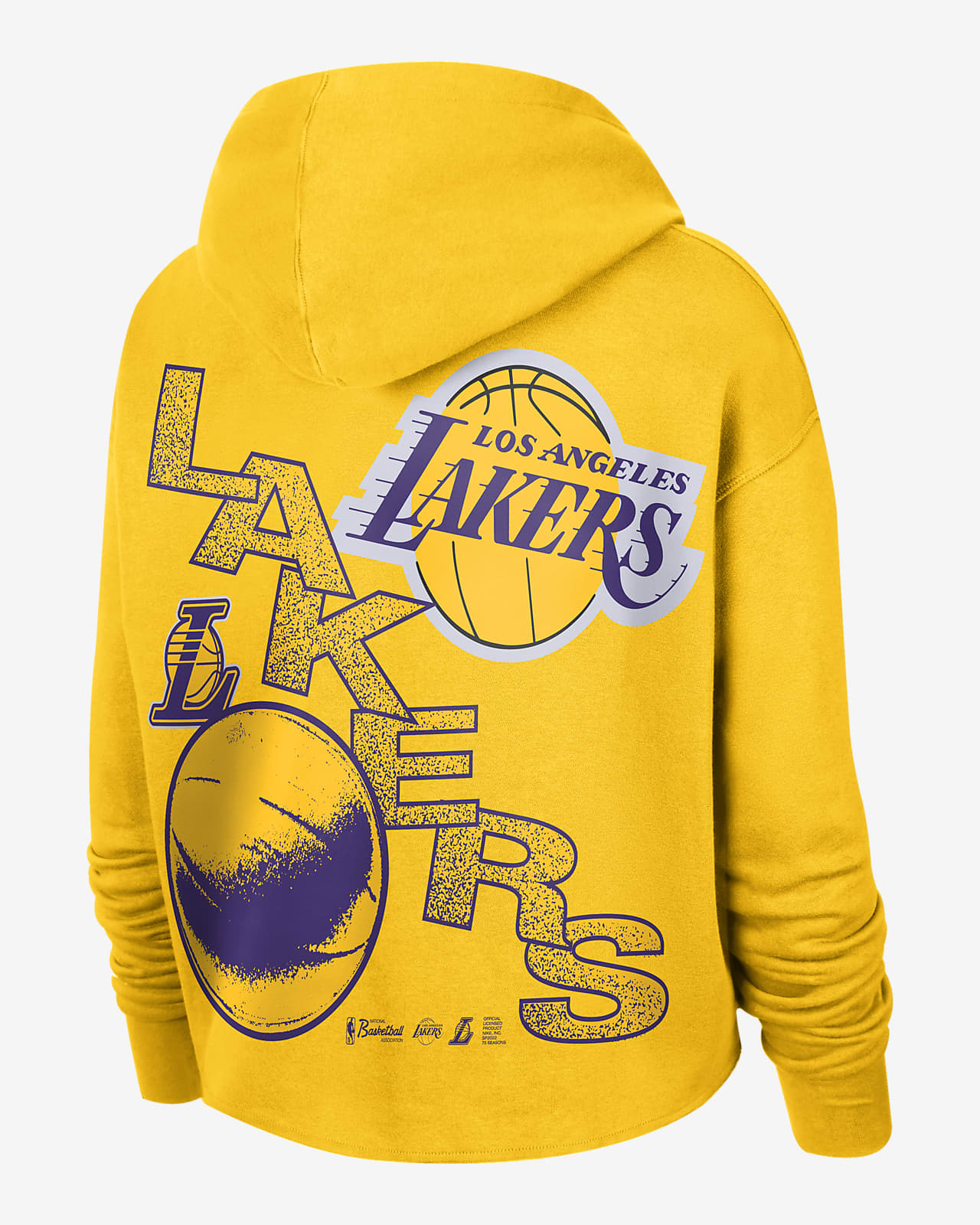 Sudadera con gorro sin cierre de tejido Fleece Nike NBA para mujer Los  Angeles Lakers Courtside. Nike.com