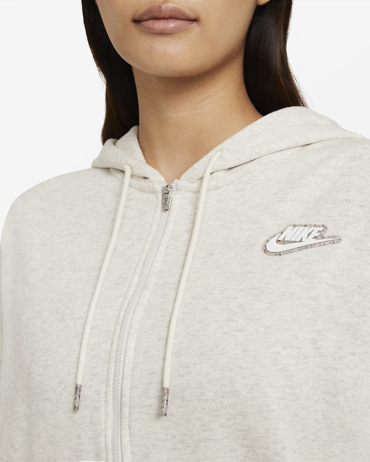 nike sportswear women's full zip fleece hoodie