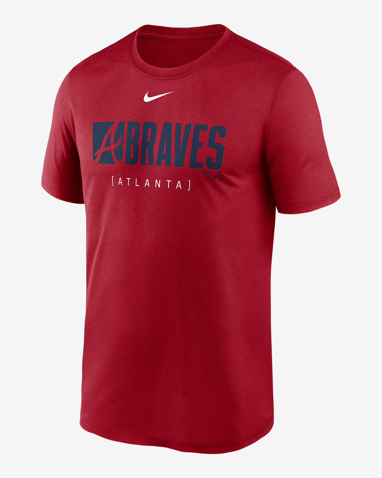 Atlanta Braves Knockout Legend Men's Nike Dri-FIT MLB T-Shirt