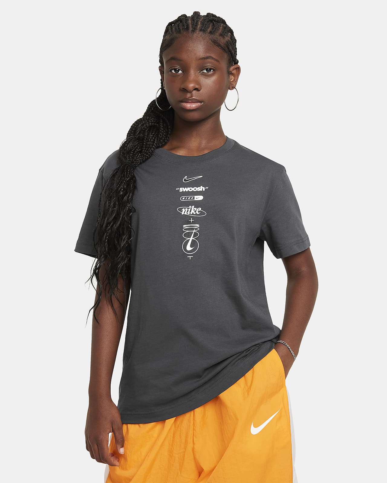 Nike Sportswear-T-shirt til større børn (piger)