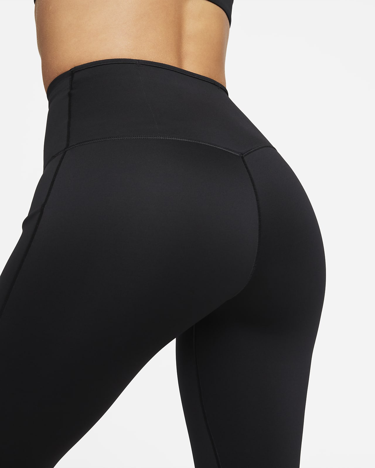 Nike Go Women\'s Firm-Support High-Waisted Capri Leggings with Pockets. Nike | Stretchhosen