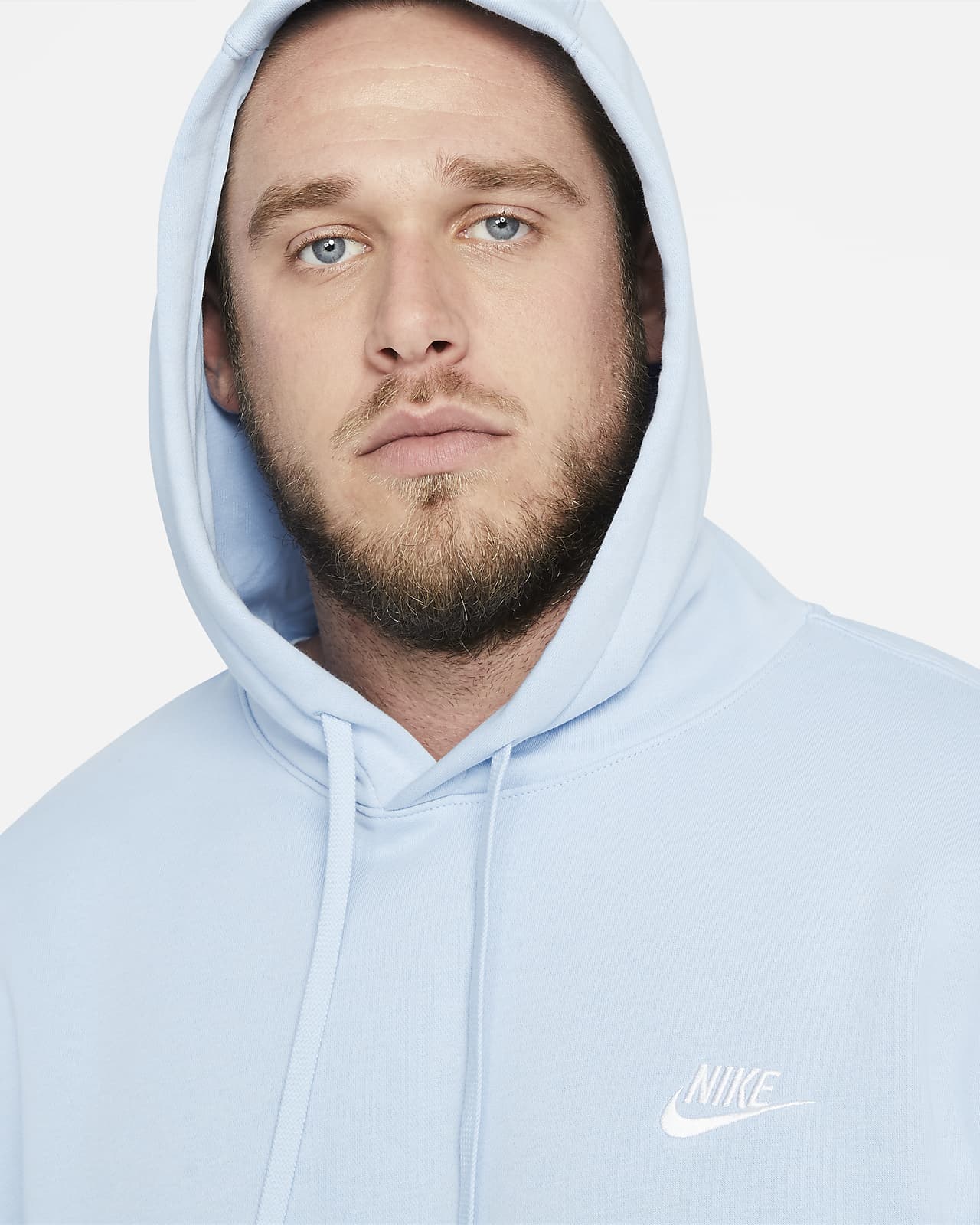 blue nike sportswear club fleece