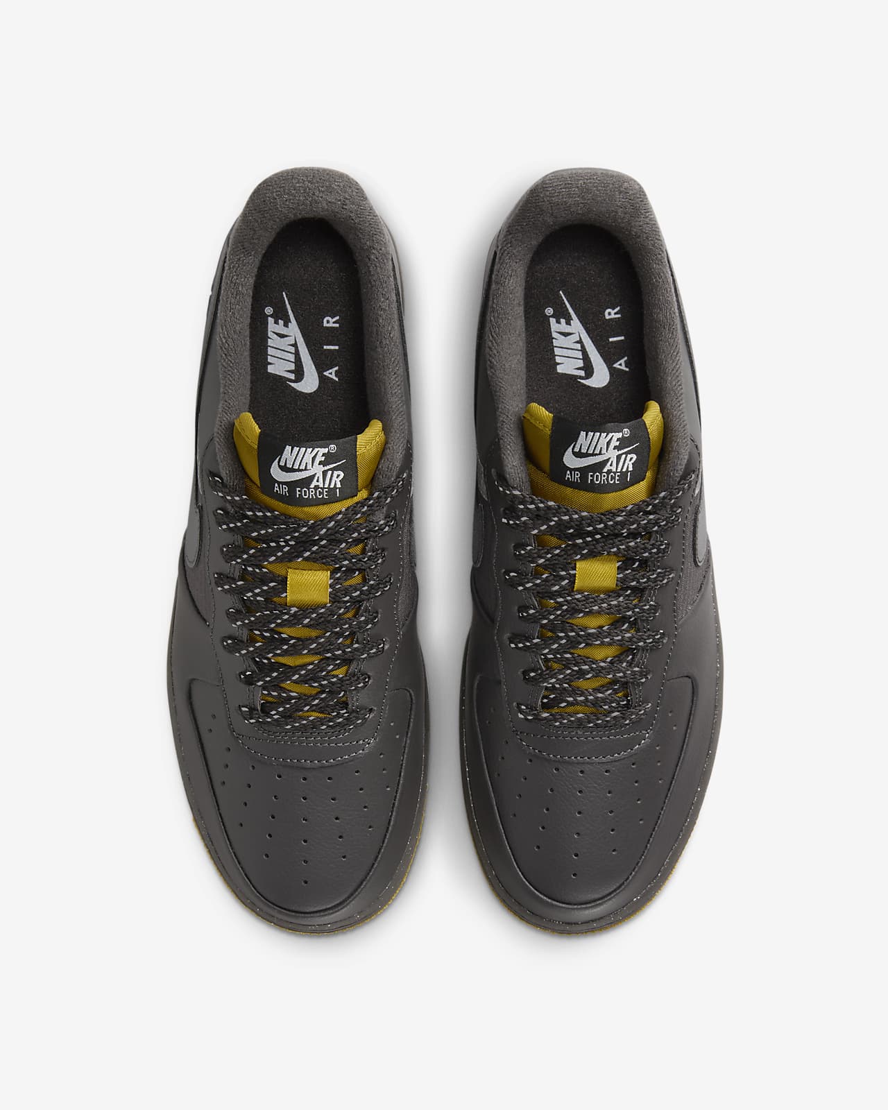 Nike Men's Air Force 1 '07 Lv8 Shoes In Grey/black