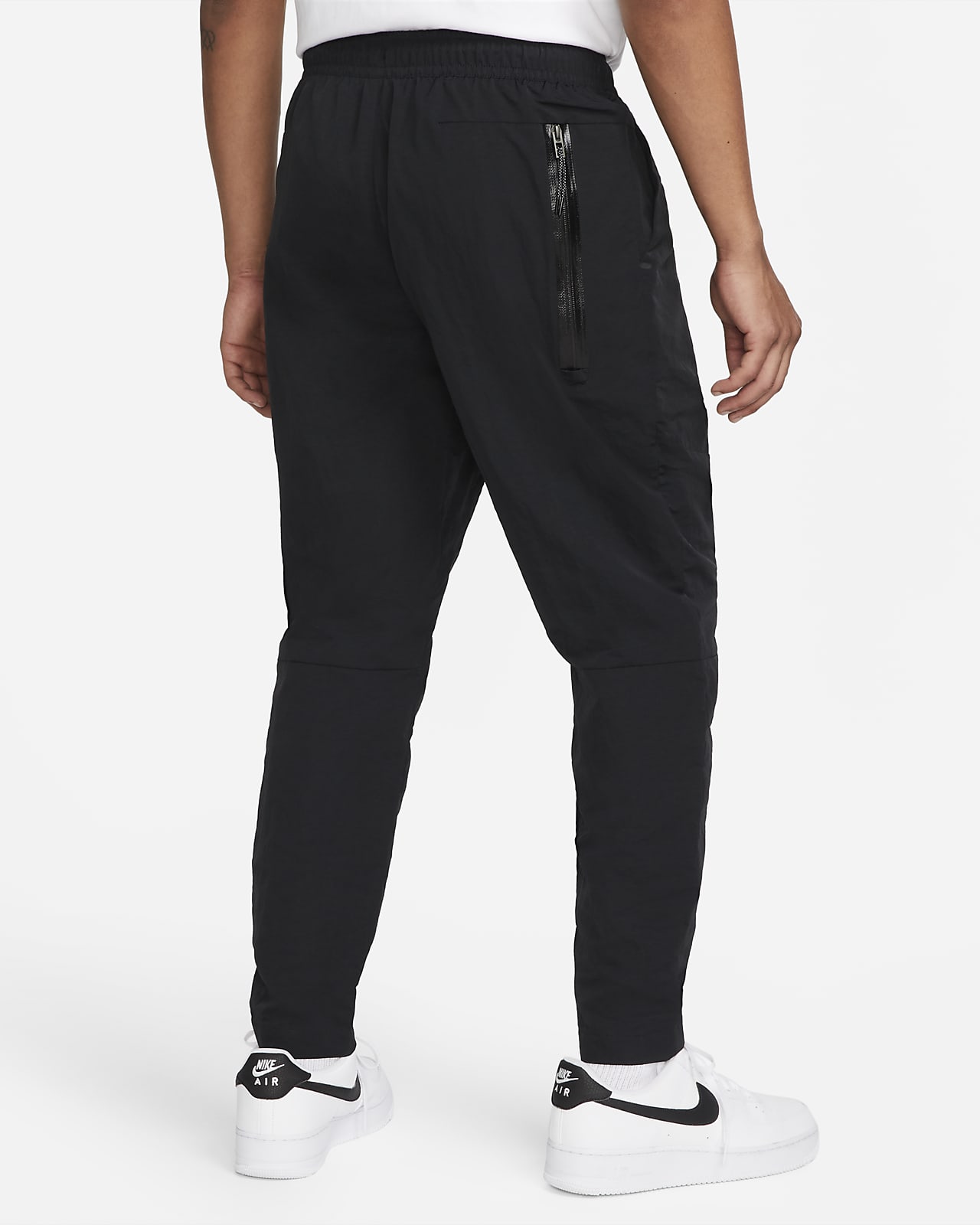 Styling The Nike Sportswear Palazzo Pants: Wide-Leg Sweatpants In Black &  Gray - The Mom Edit