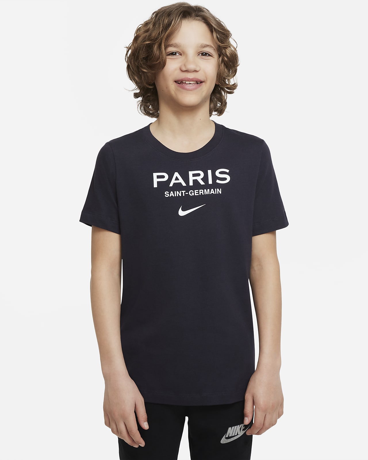 diamant Oost Timor Fluisteren Paris Saint-Germain Swoosh Big Kids' Soccer T-Shirt. Nike.com