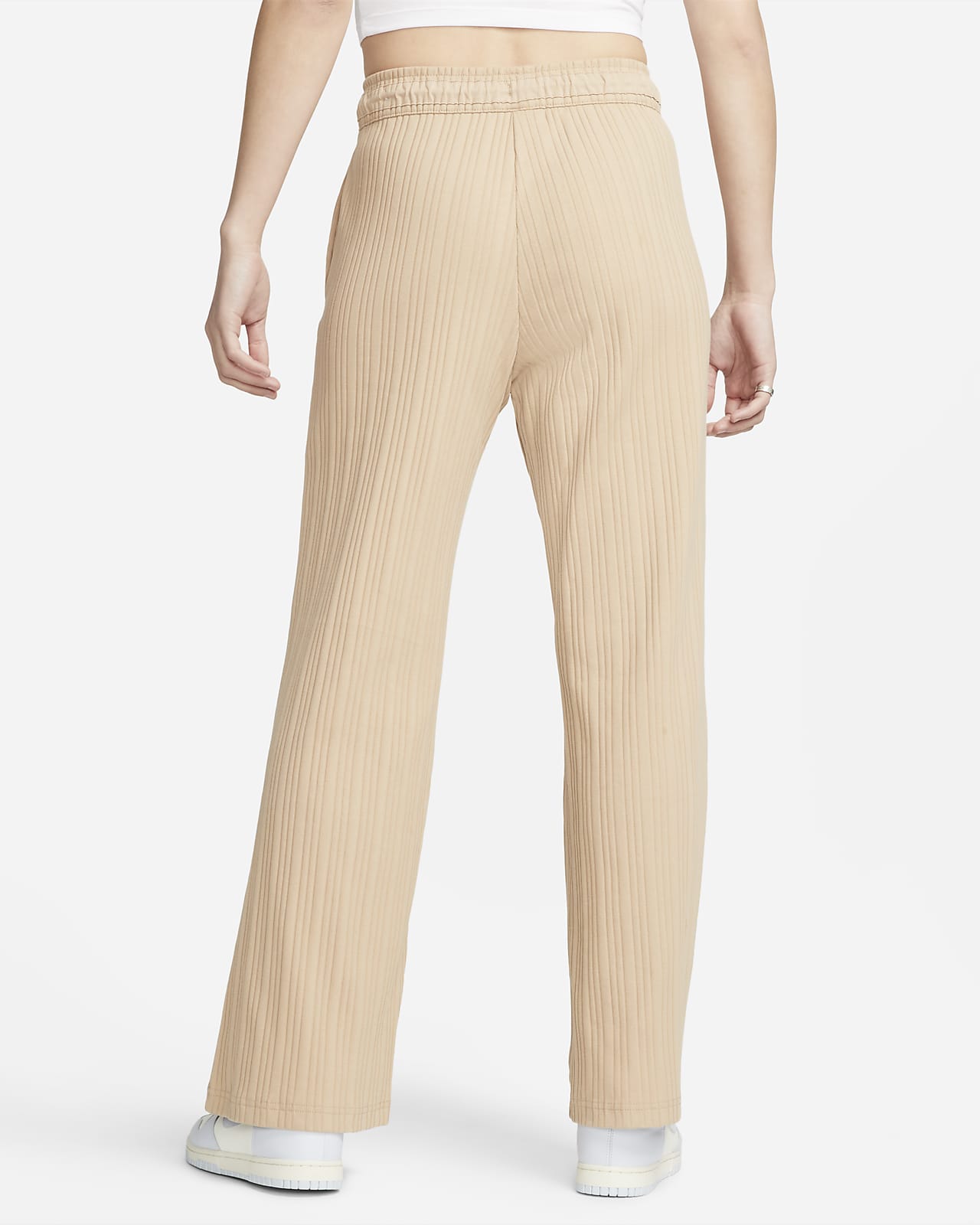 Pantaloni palazzo in jersey a costine Nike Sportswear - Donna. Nike CH