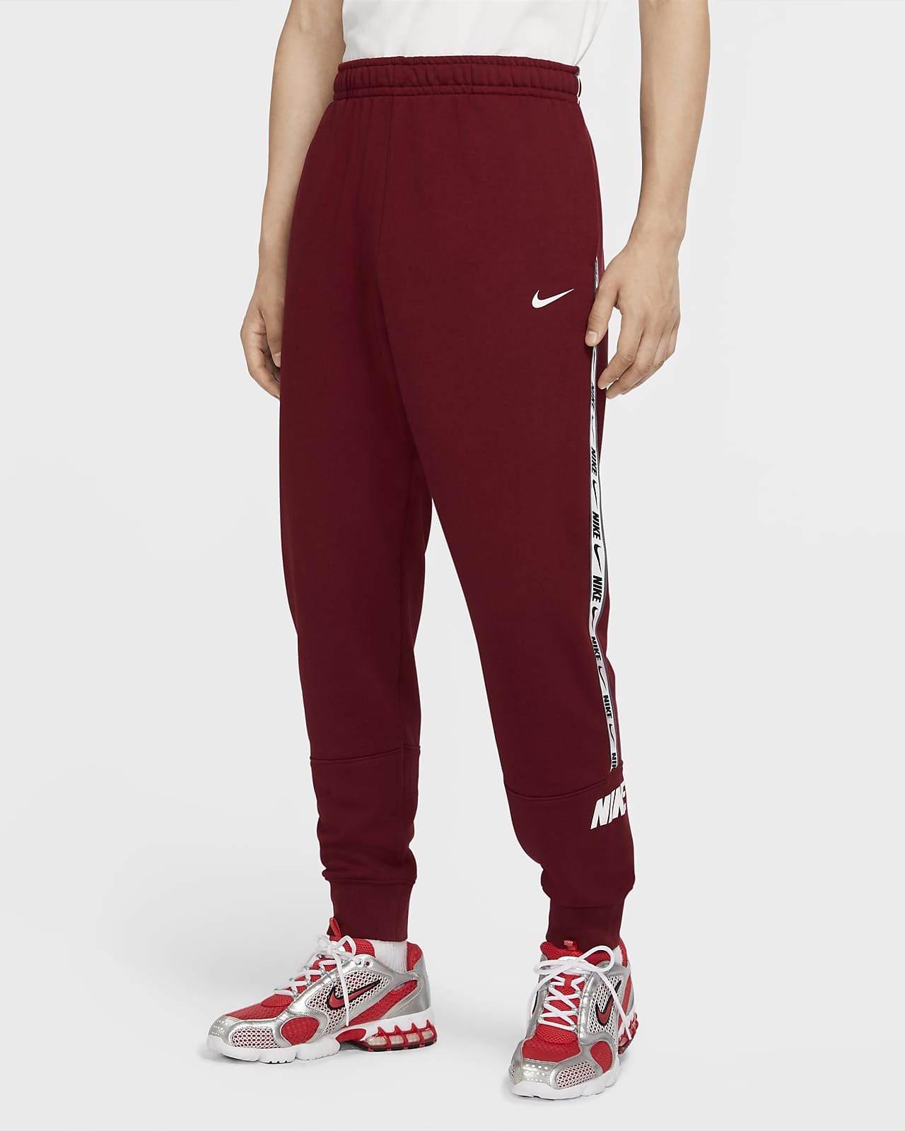 maroon nike joggers