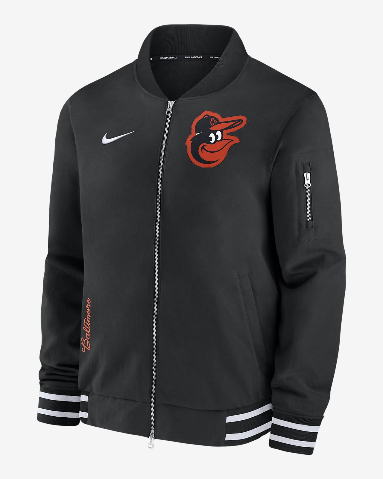 Baltimore Orioles Authentic Collection Men s Nike MLB Full Zip