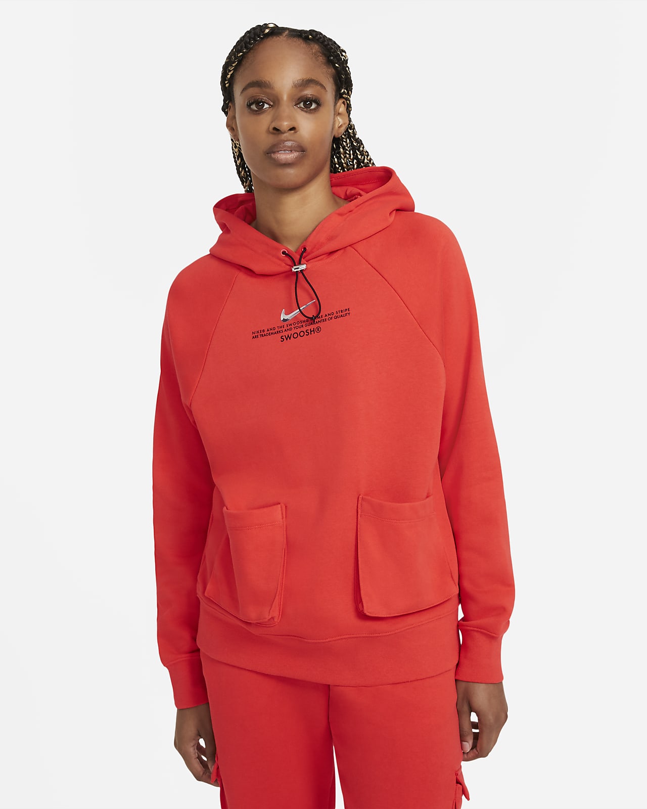 nike french terry hoodie women's