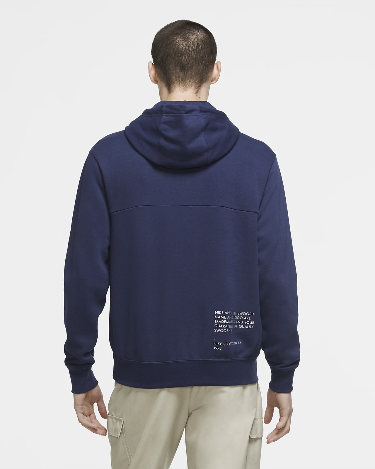 Nike Sportswear Swoosh hettegenser til herre. Nike NO Nike hettegenser med Swoosh logo til herre. Nike NO