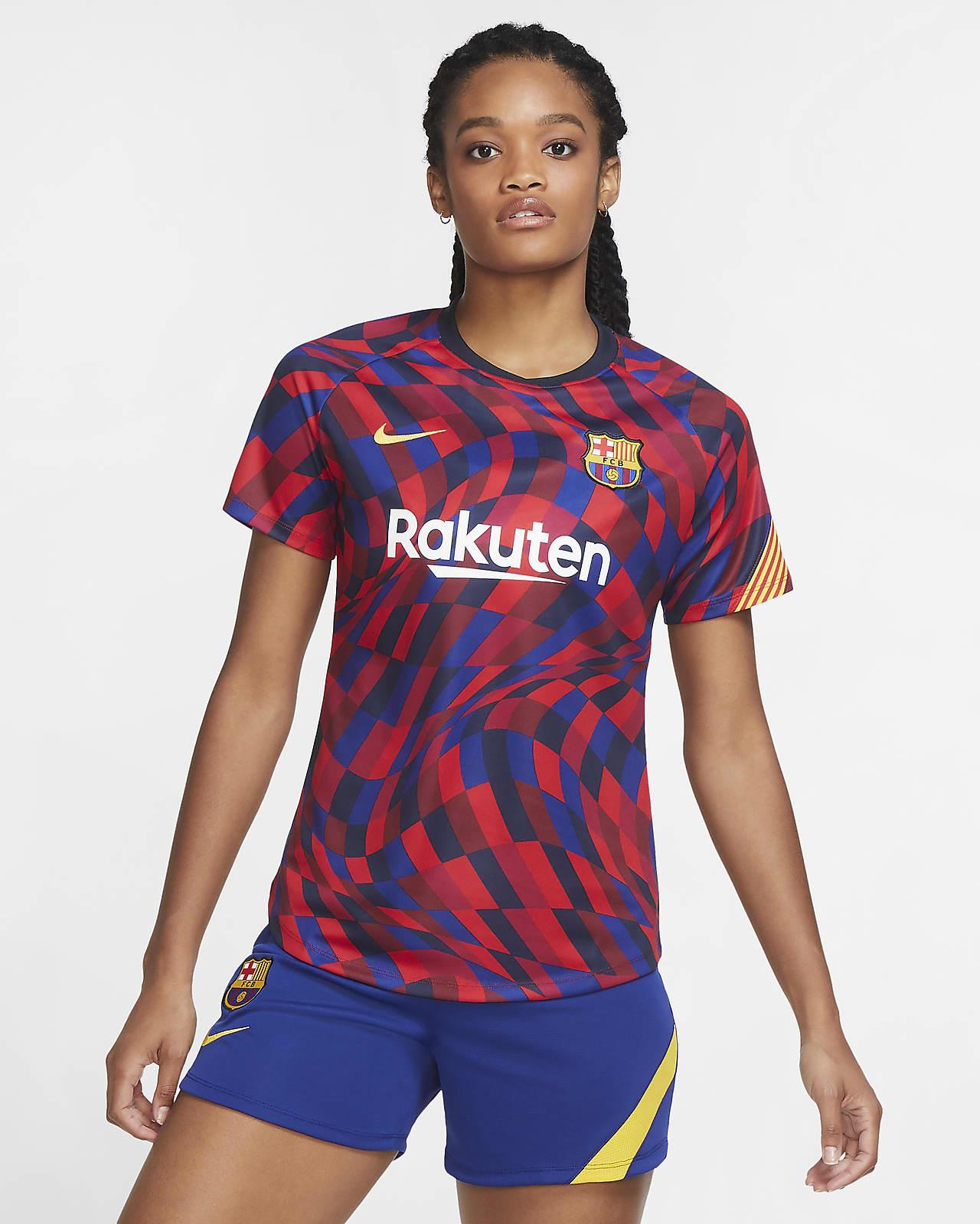 pre match barcelona shirt