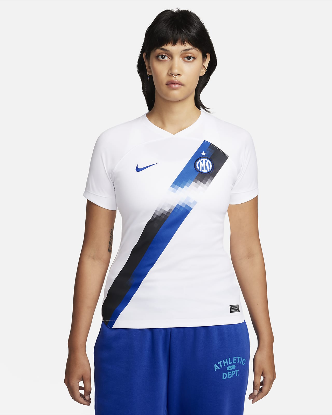 Damska koszulka piłkarska Nike Dri-FIT Inter Mediolan Stadium 2023/24 (wersja wyjazdowa)