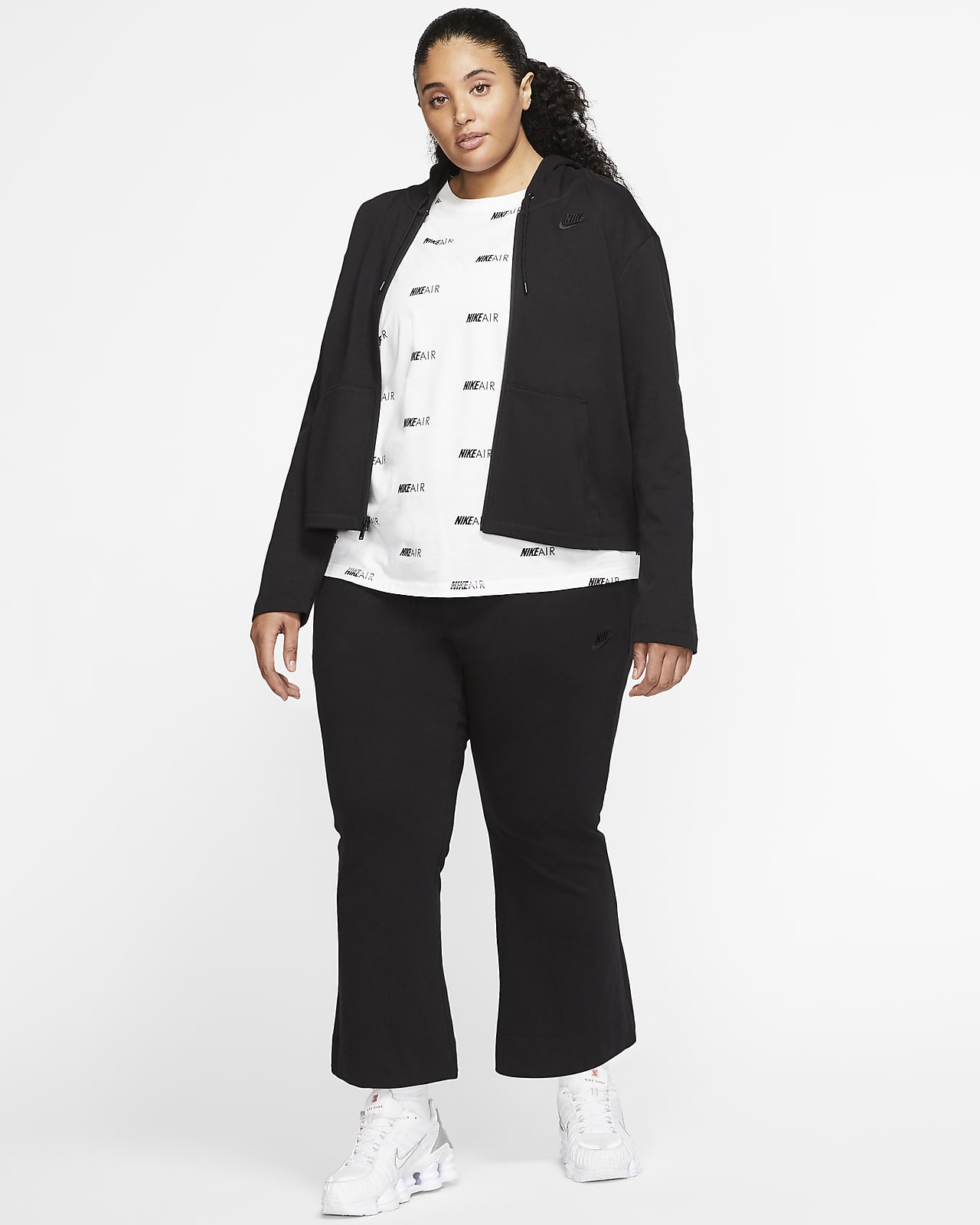 nike plus size cardigan