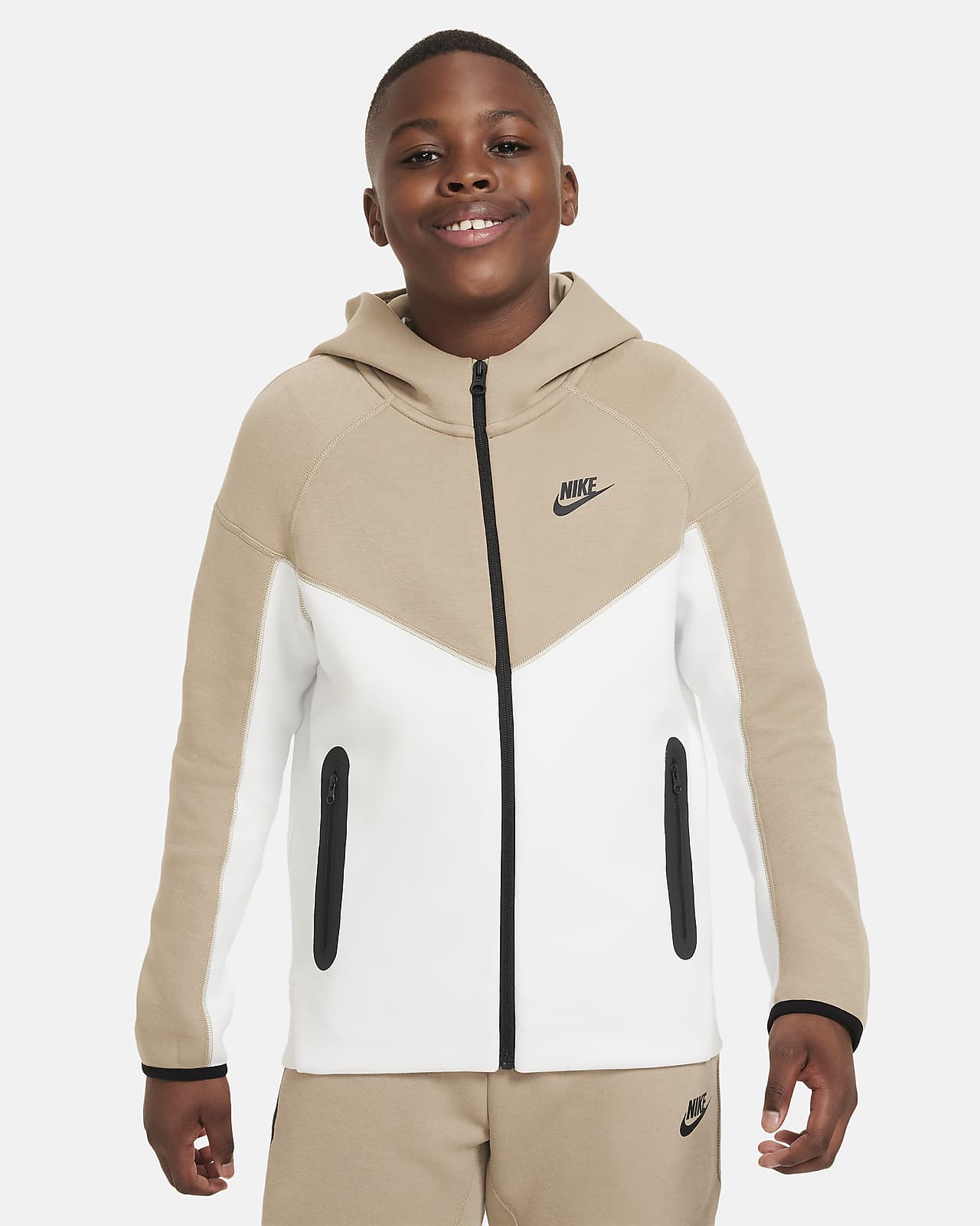 Nike Sportswear Big Kids' Tech Fleece Full-Zip Hoodie