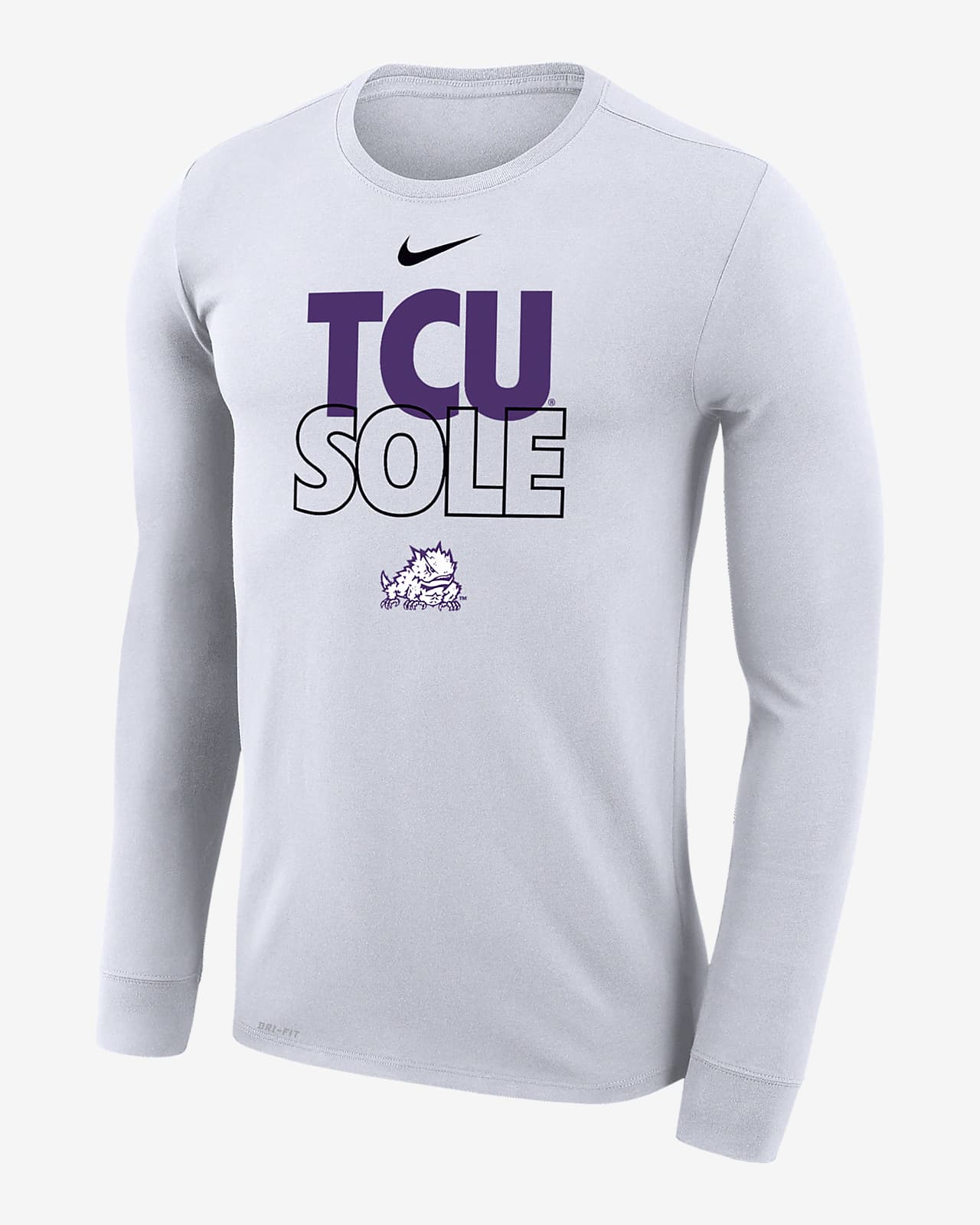 TCU Legend Men's Nike Dri-FIT College Long-Sleeve T-Shirt