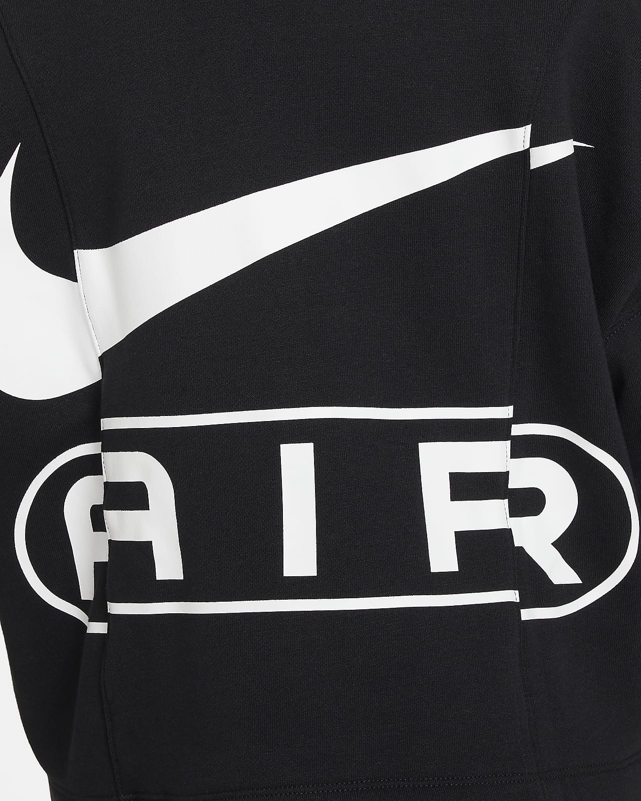 Sweat capuche et zip en molleton Nike Air pour fille. Nike LU