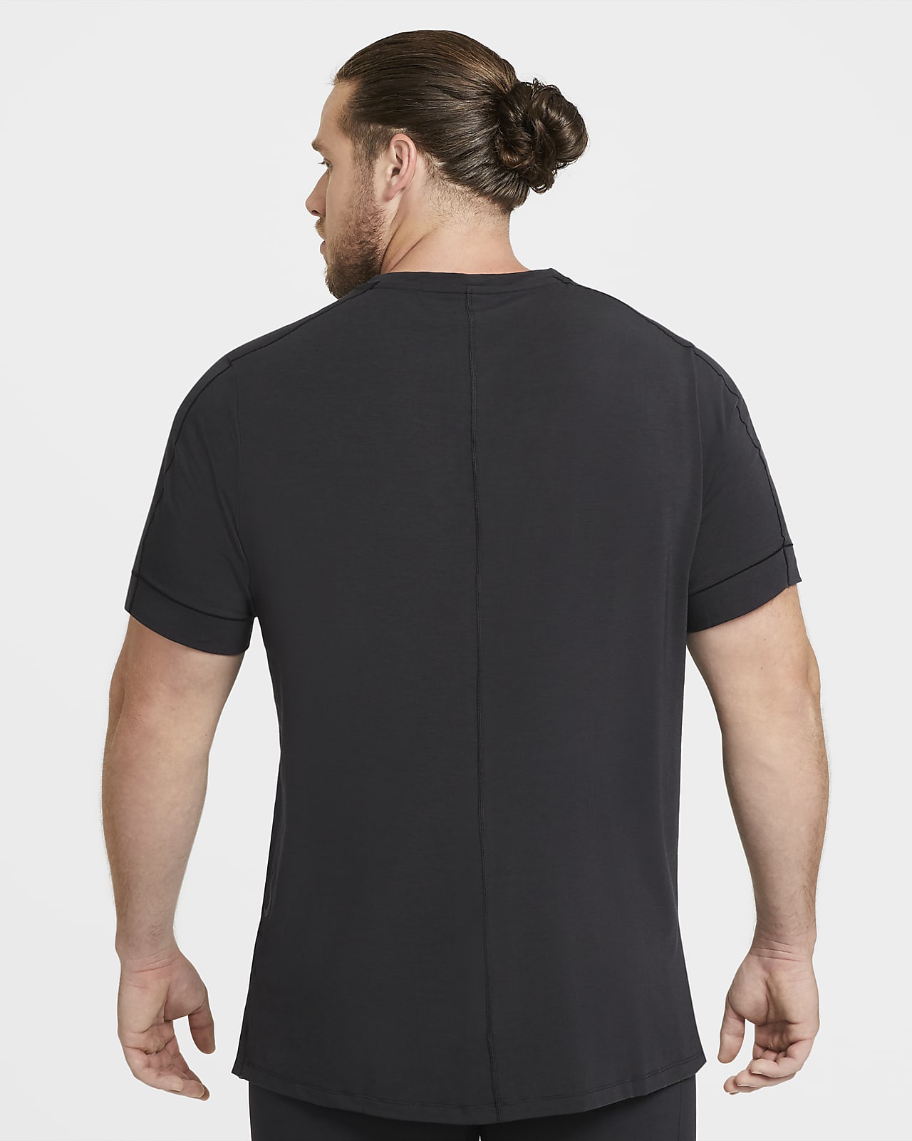 nike yoga short sleeve top