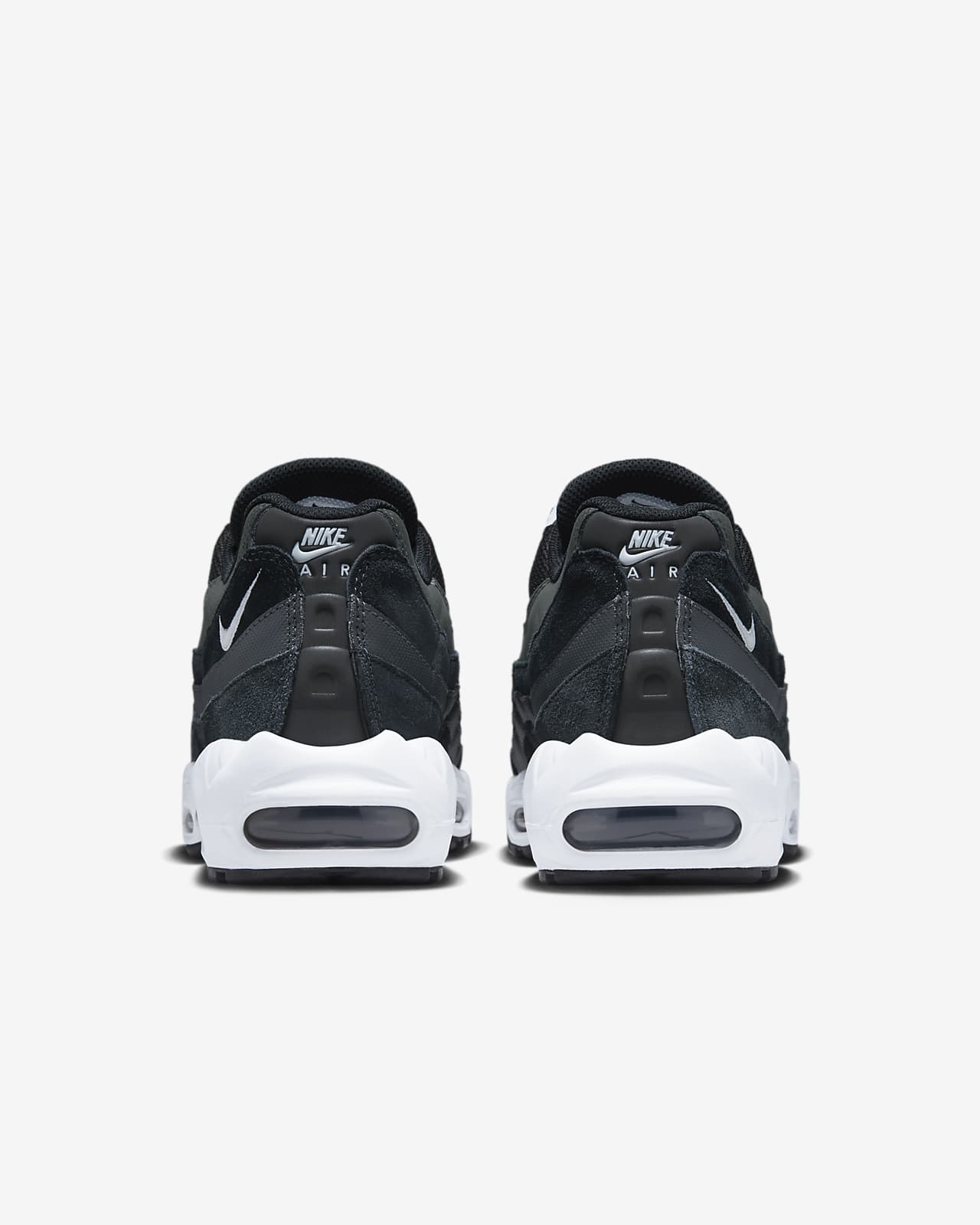 Nike 95 best sale black and grey