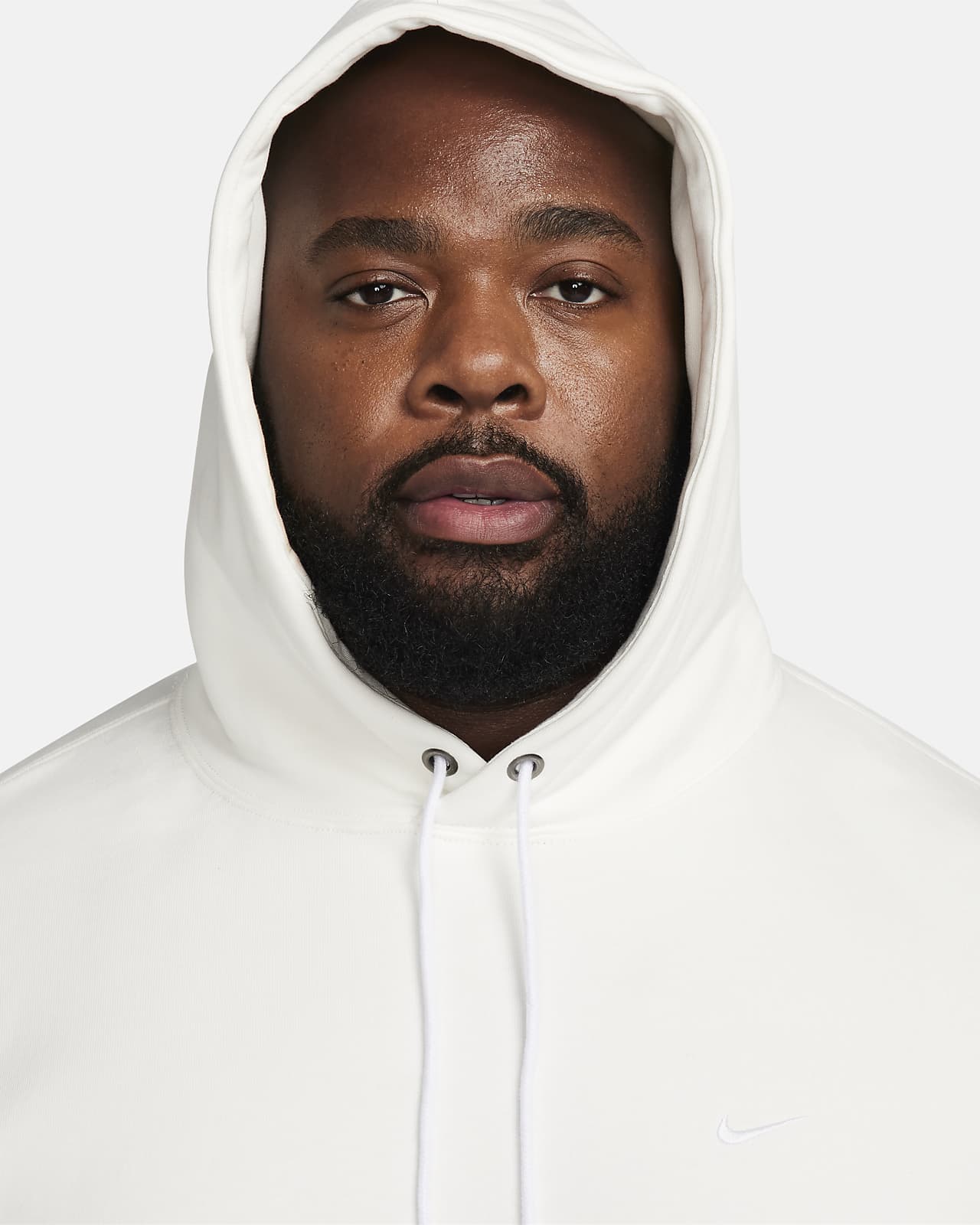 Hoodies and sweatshirts Nike Solo Swoosh Men's Fleece Pullover Hoodie  Black/ White