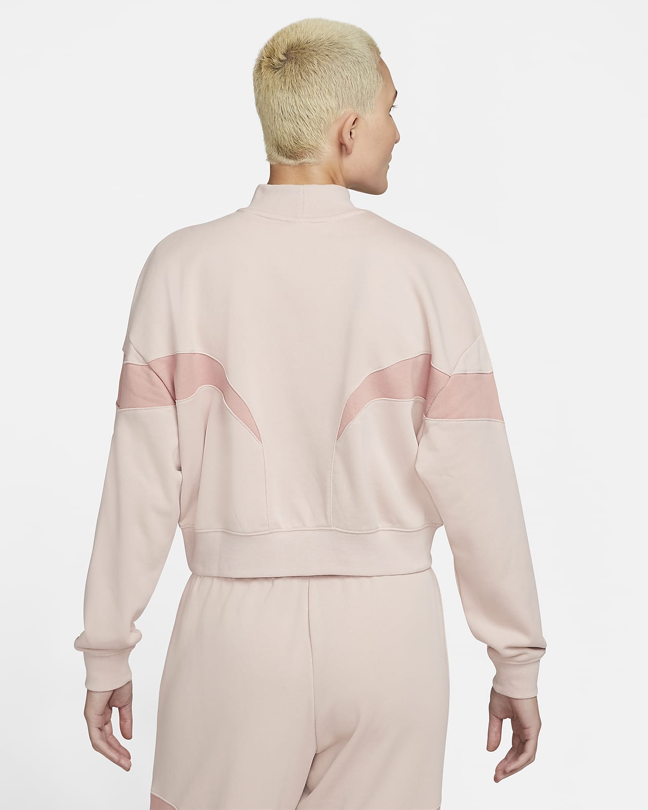 Nike Air Sudadera de tejido Fleece de cuello alto - Mujer. Nike ES