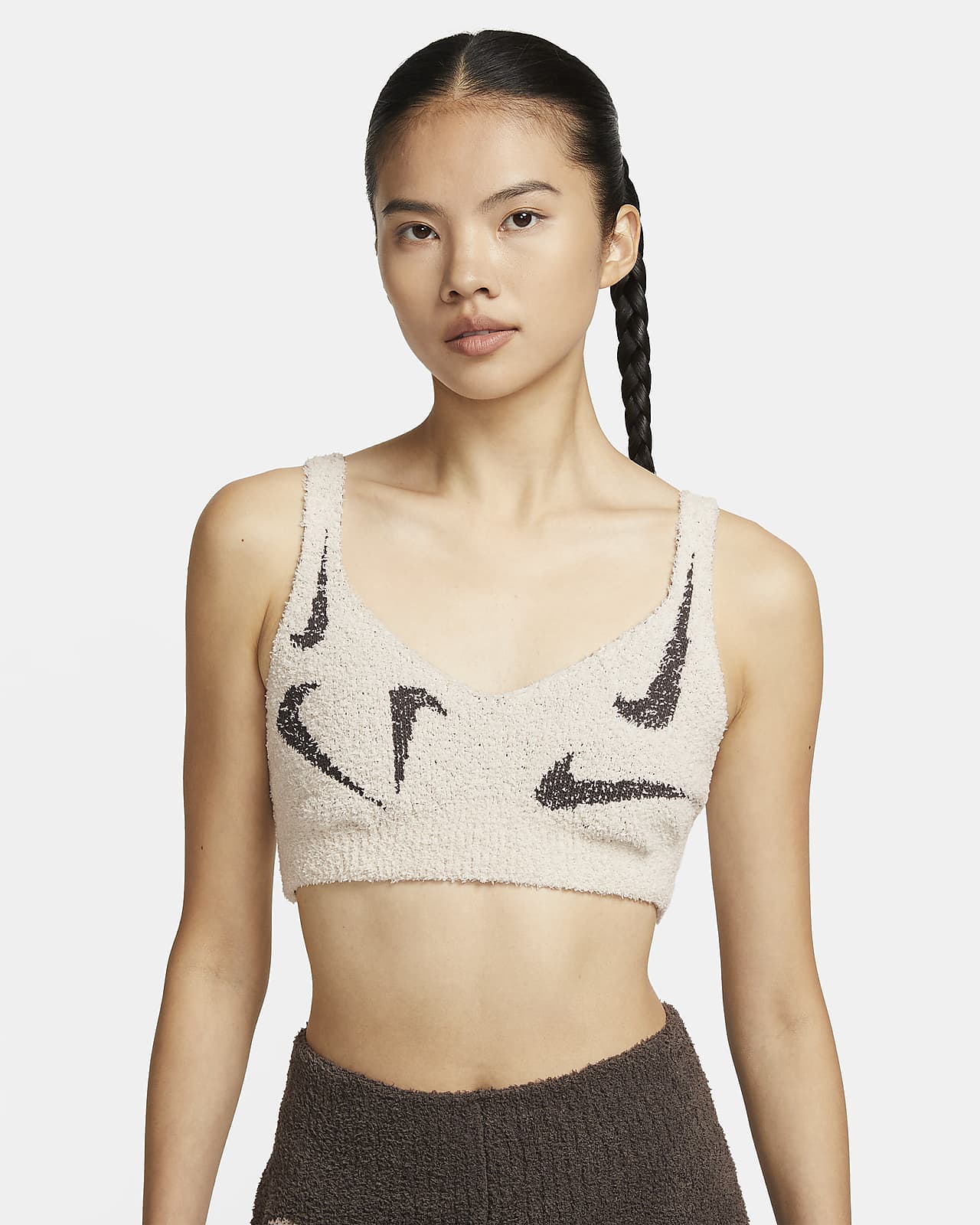 Nike Sportswear Phoenix Cozy Bouclé Women's Light-Support Non-Padded Knit Bra