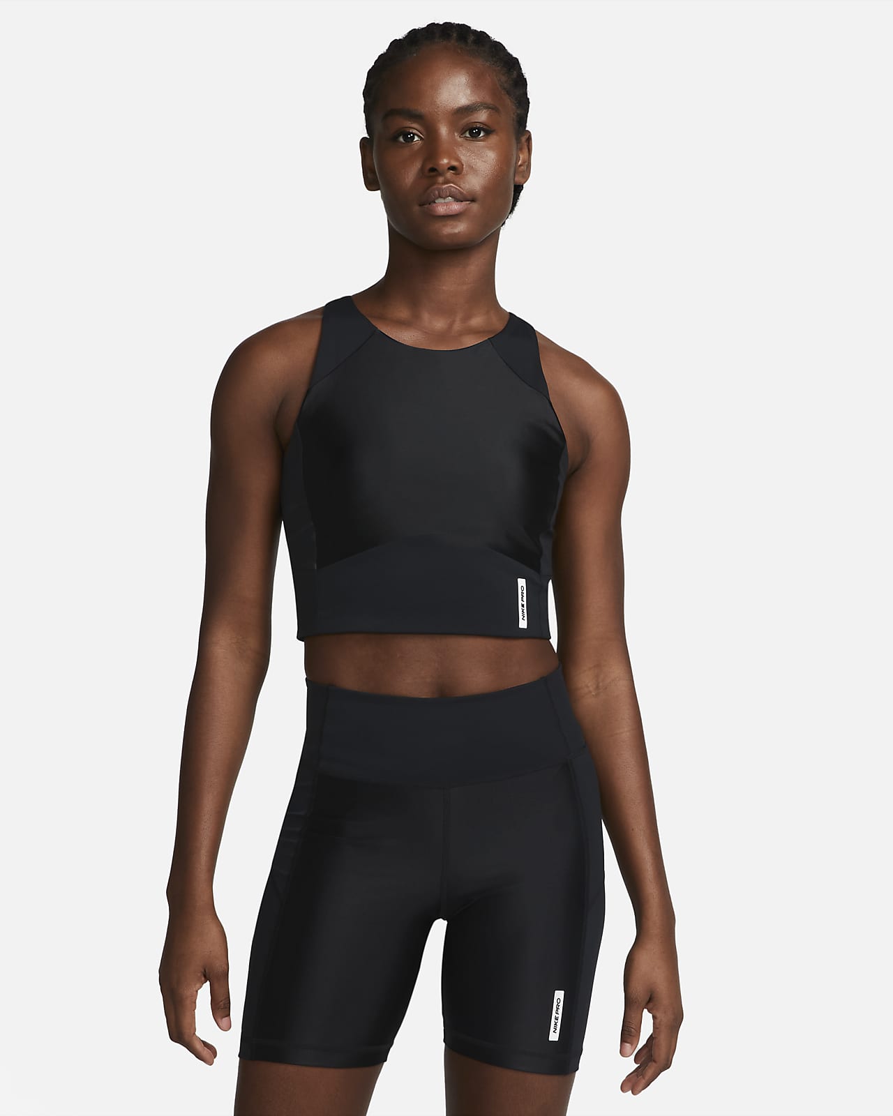 Bandido maduro Calma Nike Pro Dri-FIT Crop top de tirantes - Mujer. Nike ES