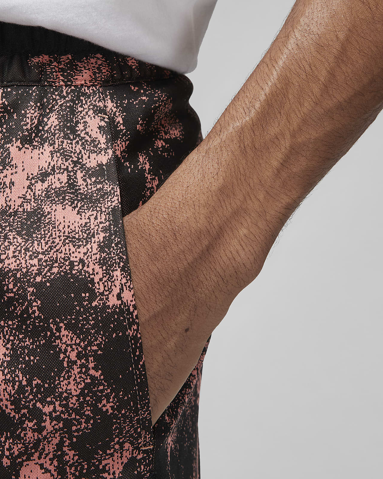 all black jordan shorts