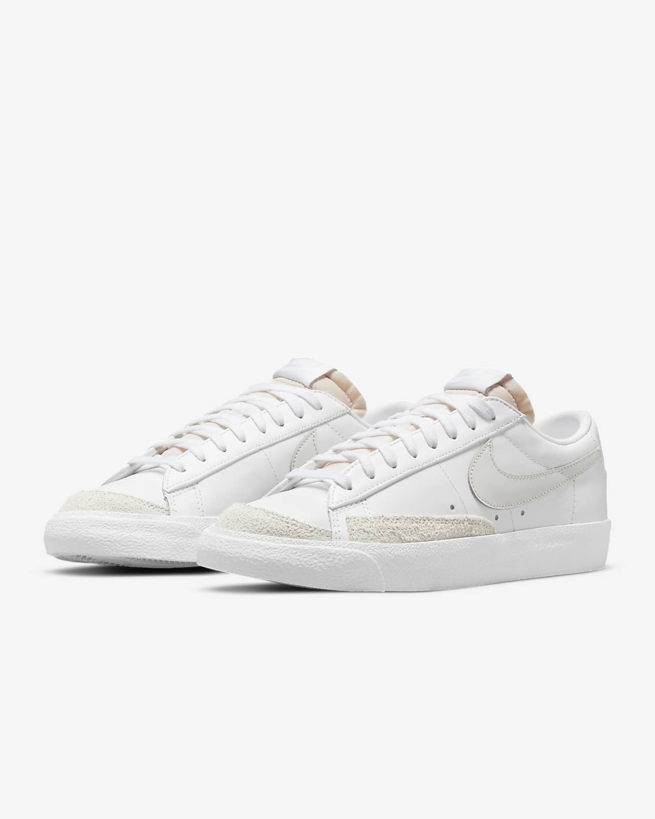 nike blazer low womens white and black
