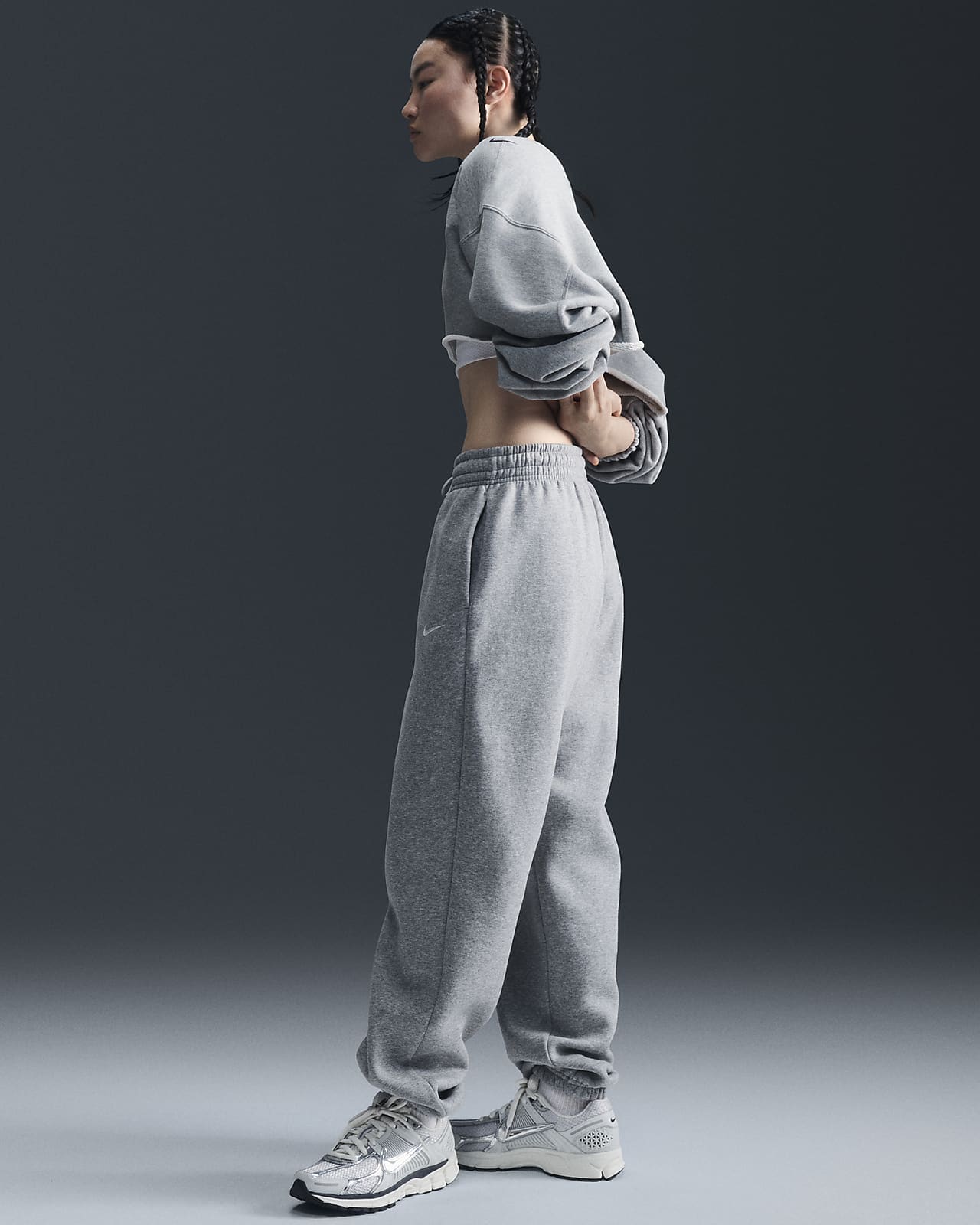Nike Sportswear Phoenix Fleece Women's High-Waisted Oversized Tracksuit Bottoms