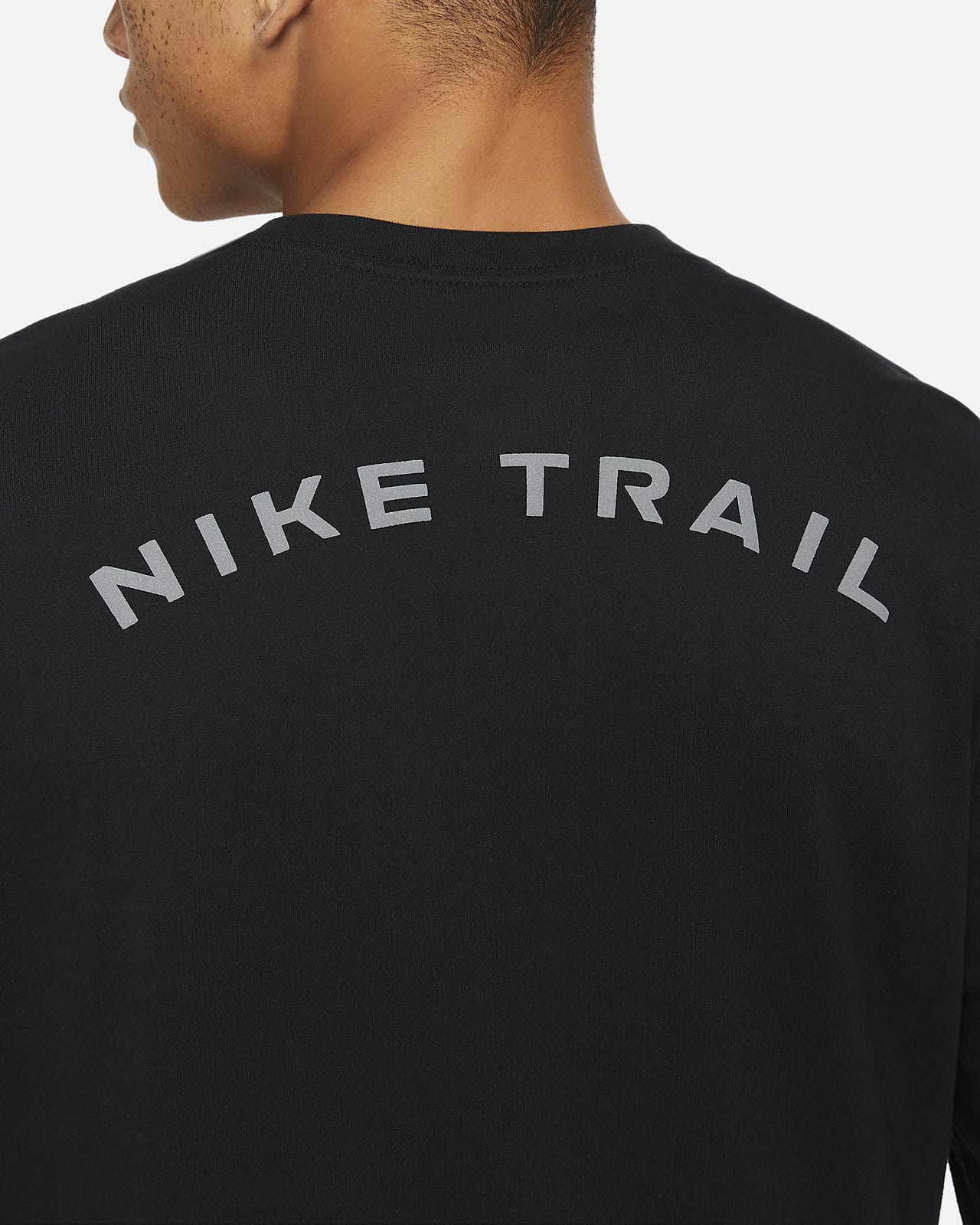 nike trail t shirt black