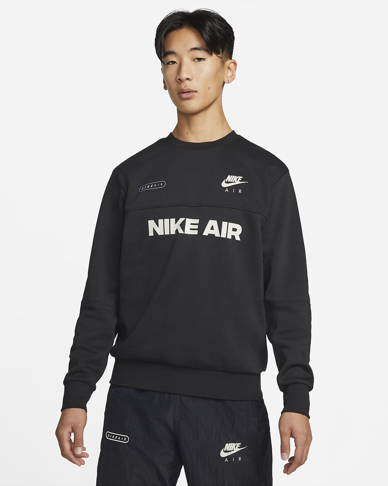 Nike公式 ナイキ エア メンズ ブラッシュドバック フリース クルー オンラインストア 通販サイト
