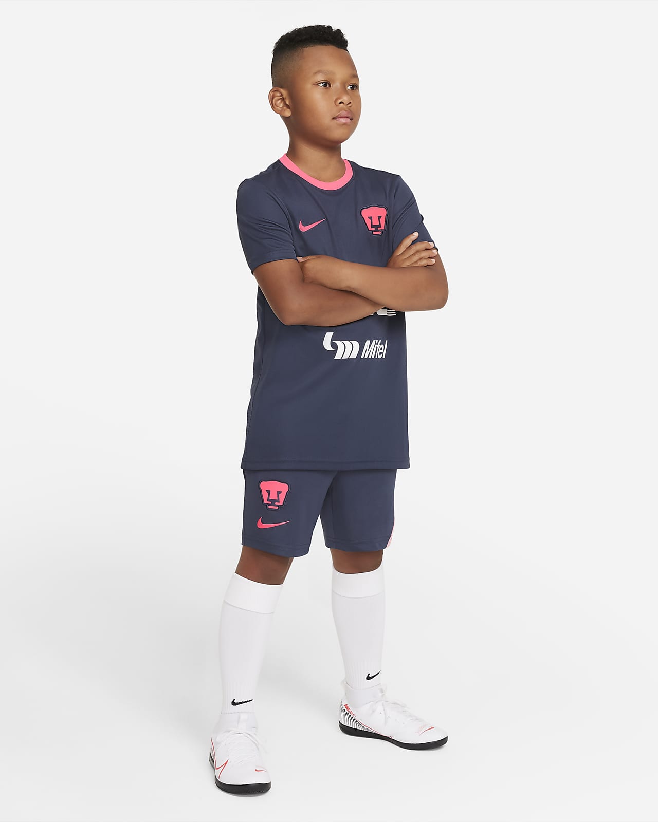 Shorts de fútbol Nike Dri-FIT Nike para niños talla grande Pumas UNAM  Academy Pro. Nike MX