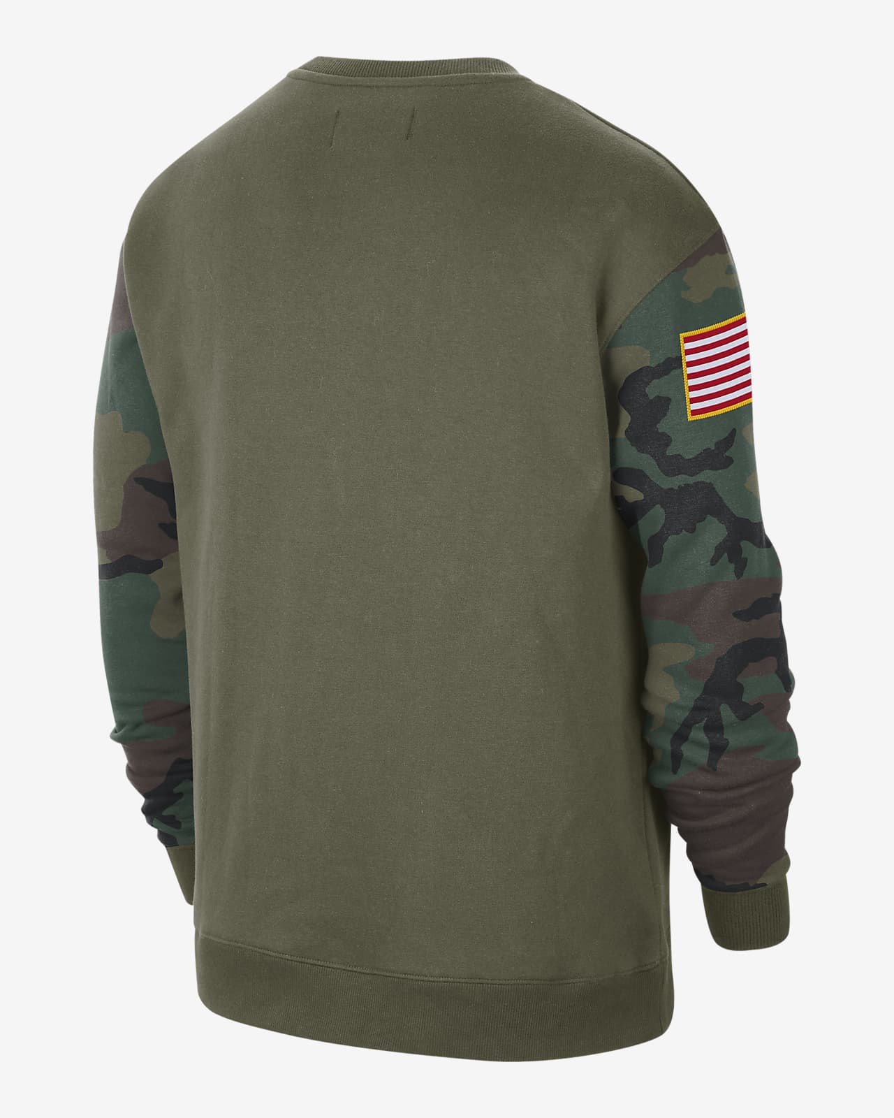 Nike camo crewneck sale