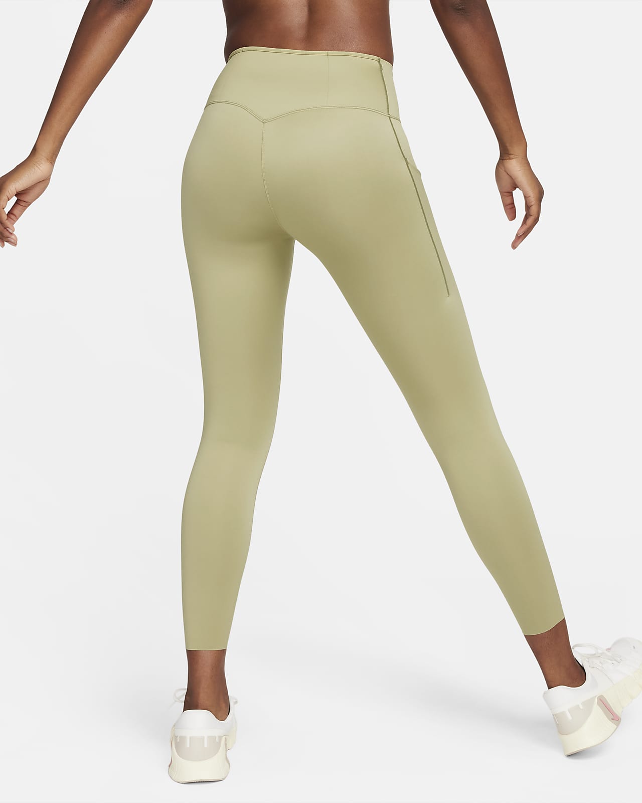 Leggings a 7/8 de cintura normal e suporte firme com bolsos Nike Go para  mulher. Nike PT