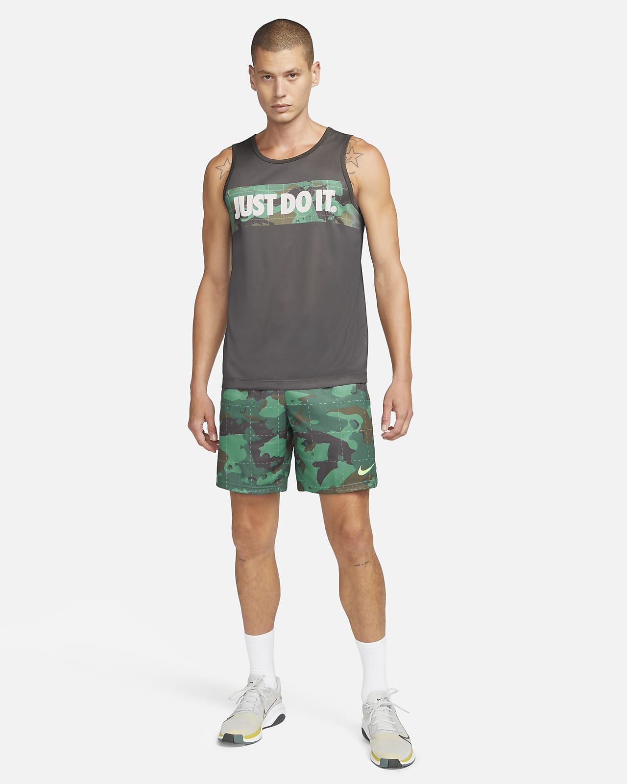 nike training camo shorts