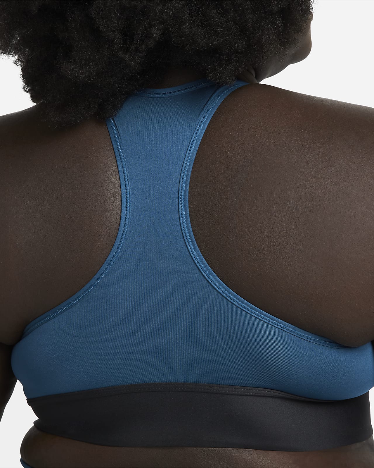 NWT Nike Womens Padded Pro Longline Sports Bra in Smoke Grey Color