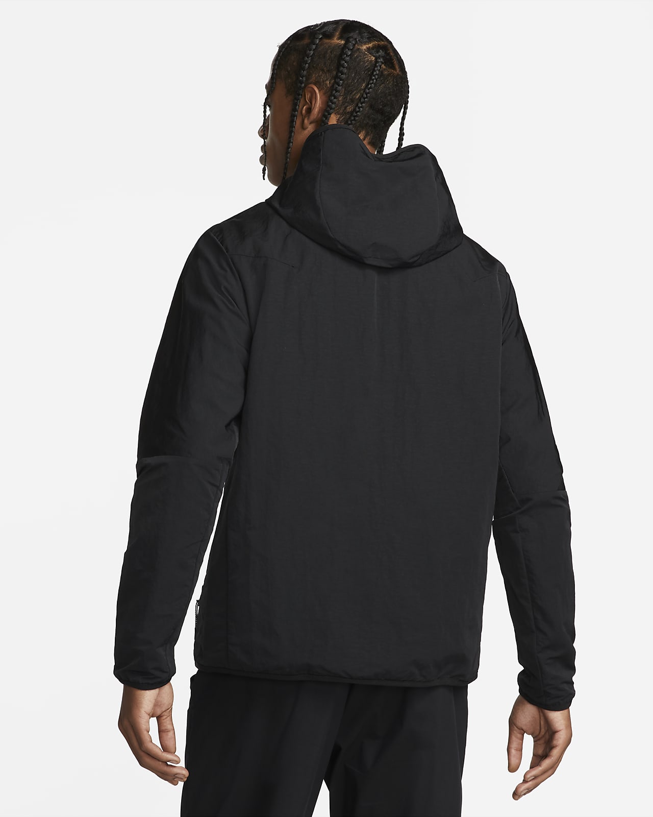 nike fleece lined hooded jacket