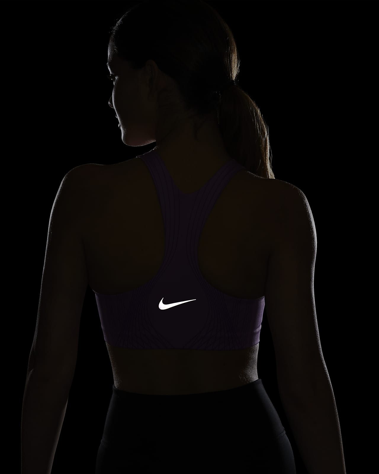 Nike Swoosh Phoenix Women's Medium-Support Padded High-Neck Sports Bra ...