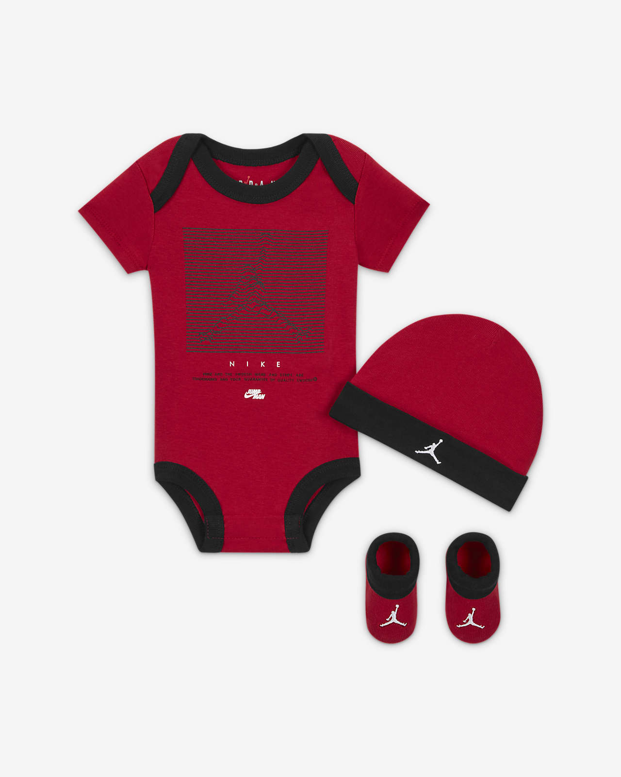 Conjunto de gorro, body y calzado para bebés Jordan (de 12 24 meses). Nike.com