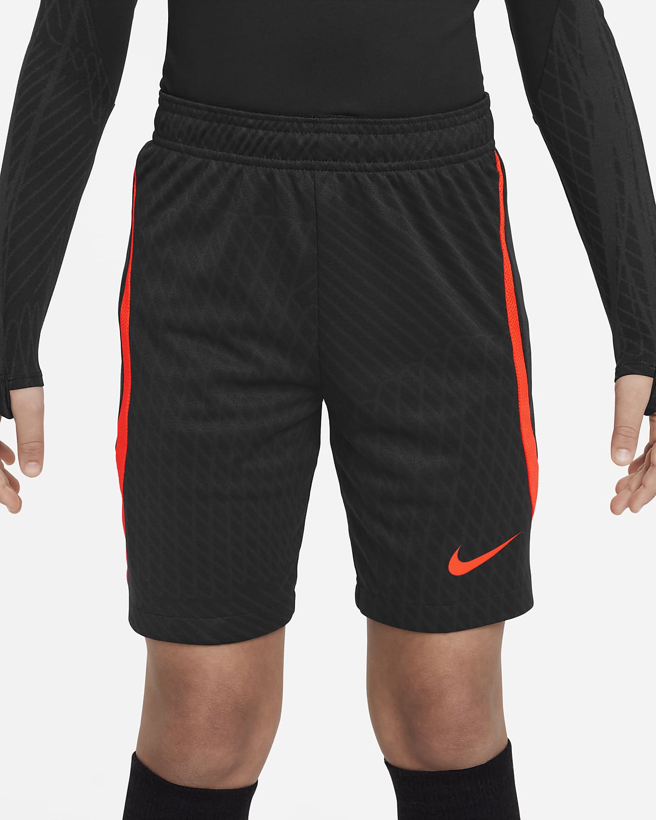 nike black and orange shorts