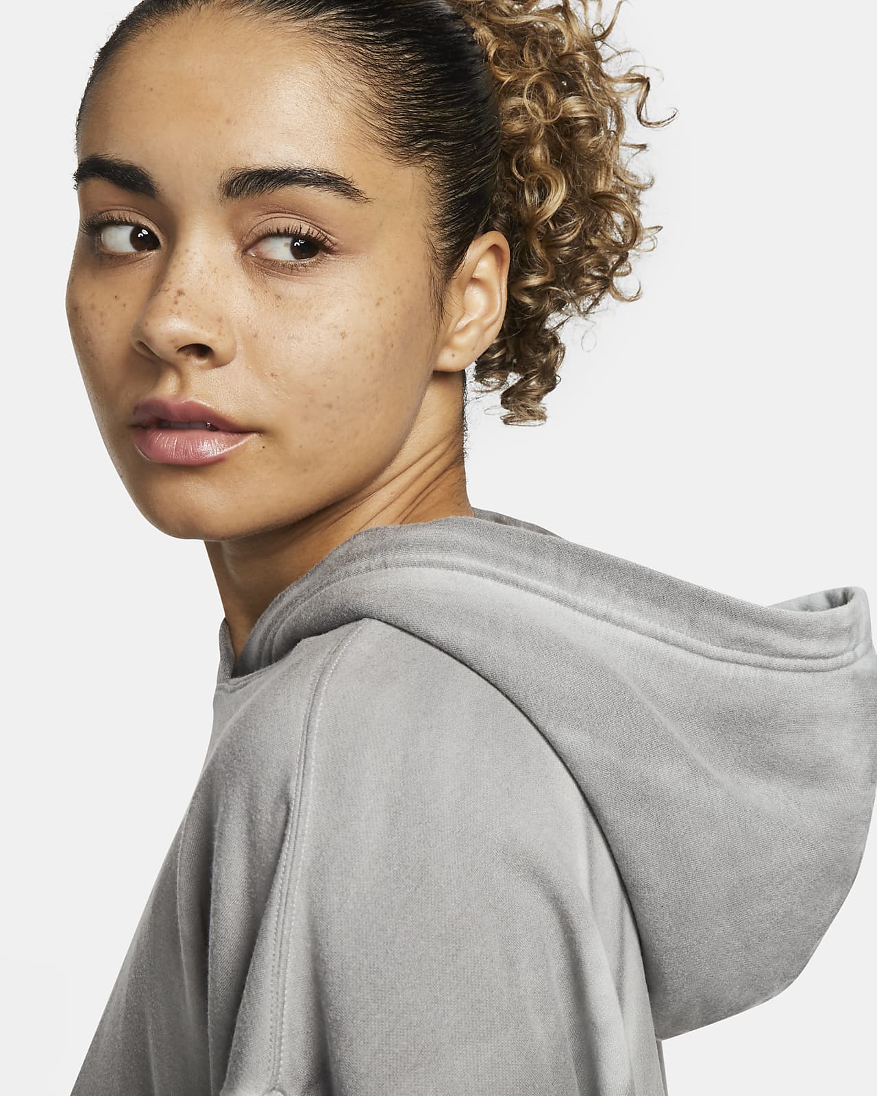 Nike Yoga Luxe Women's Fleece Hoodie. Nike NO