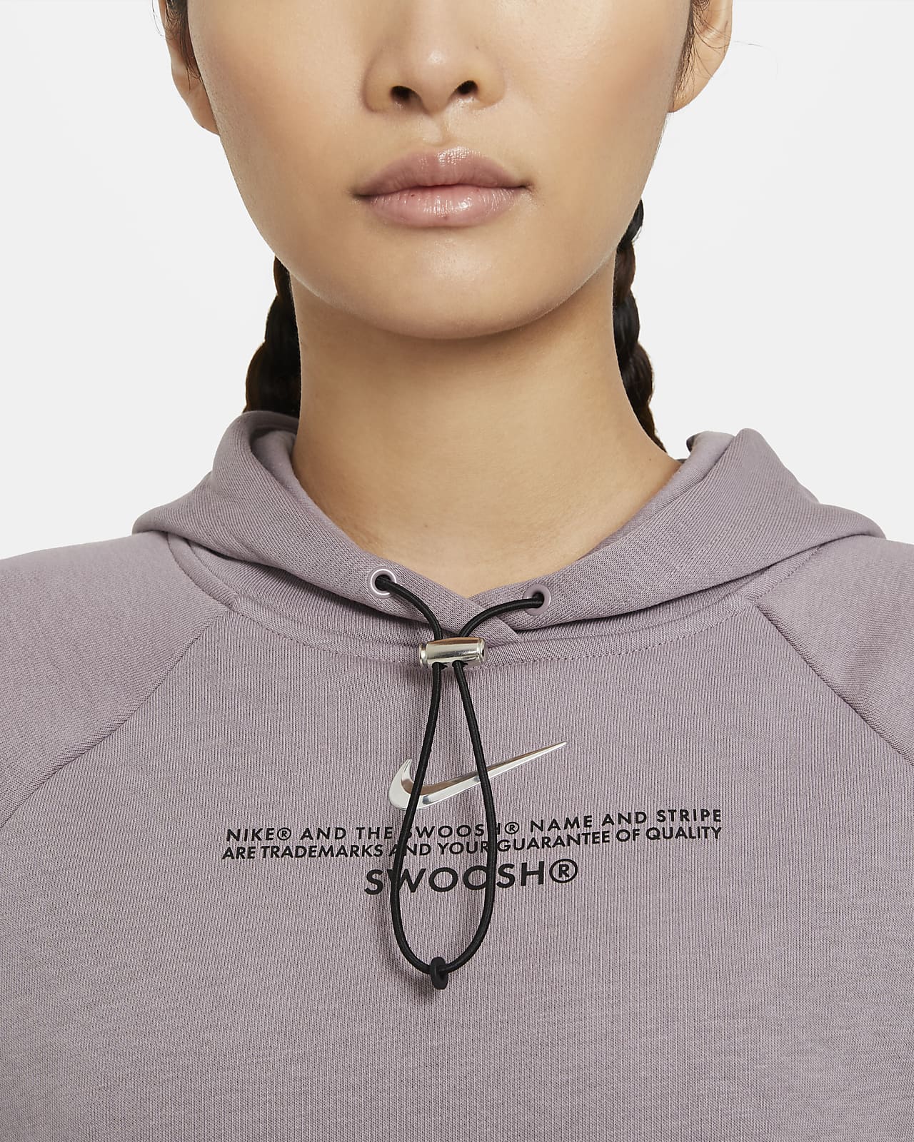 nike women's french terry hoodie