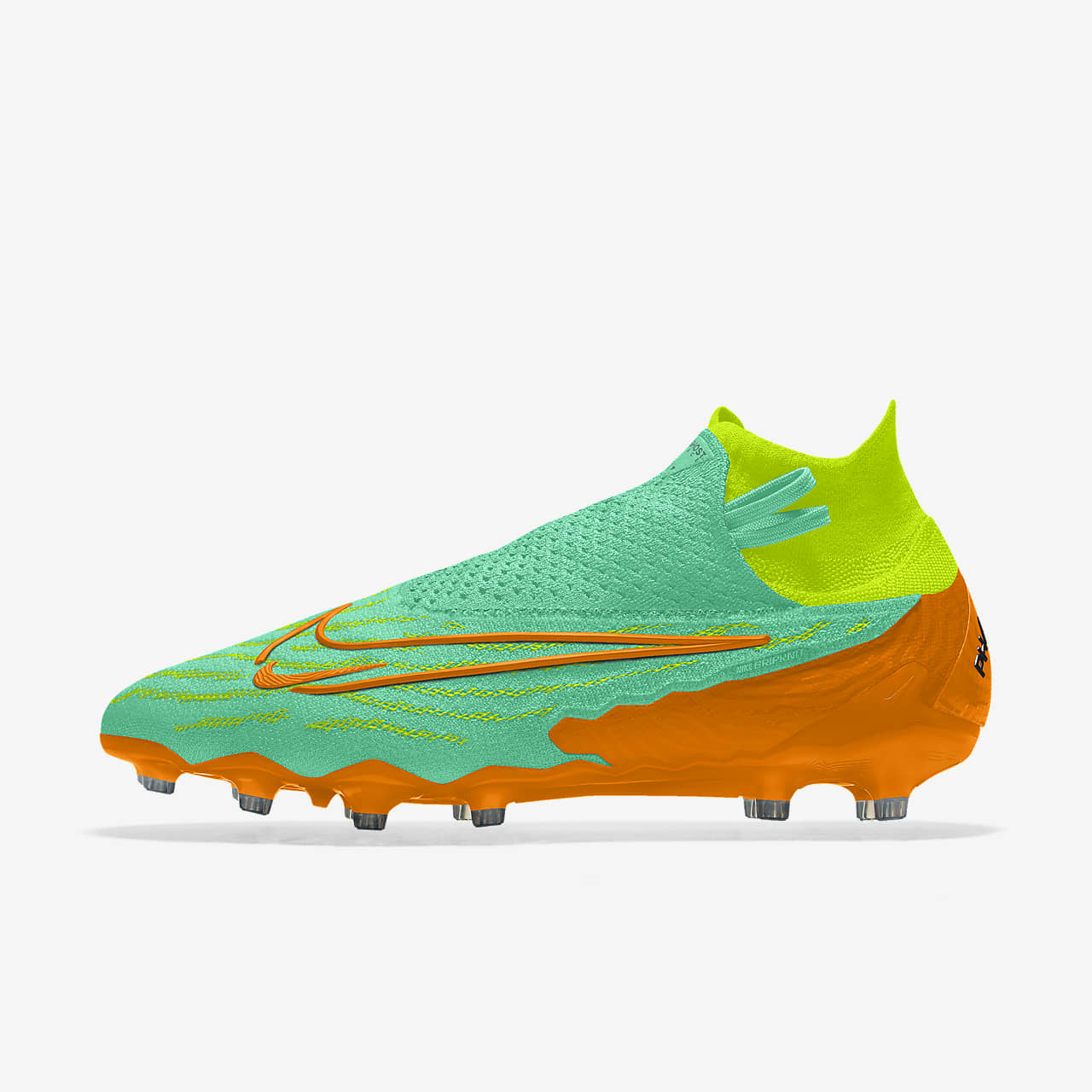 Nike Gripknit Phantom GX Elite Dynamic Fit AG By You Custom  Artificial-Grass Football Boot