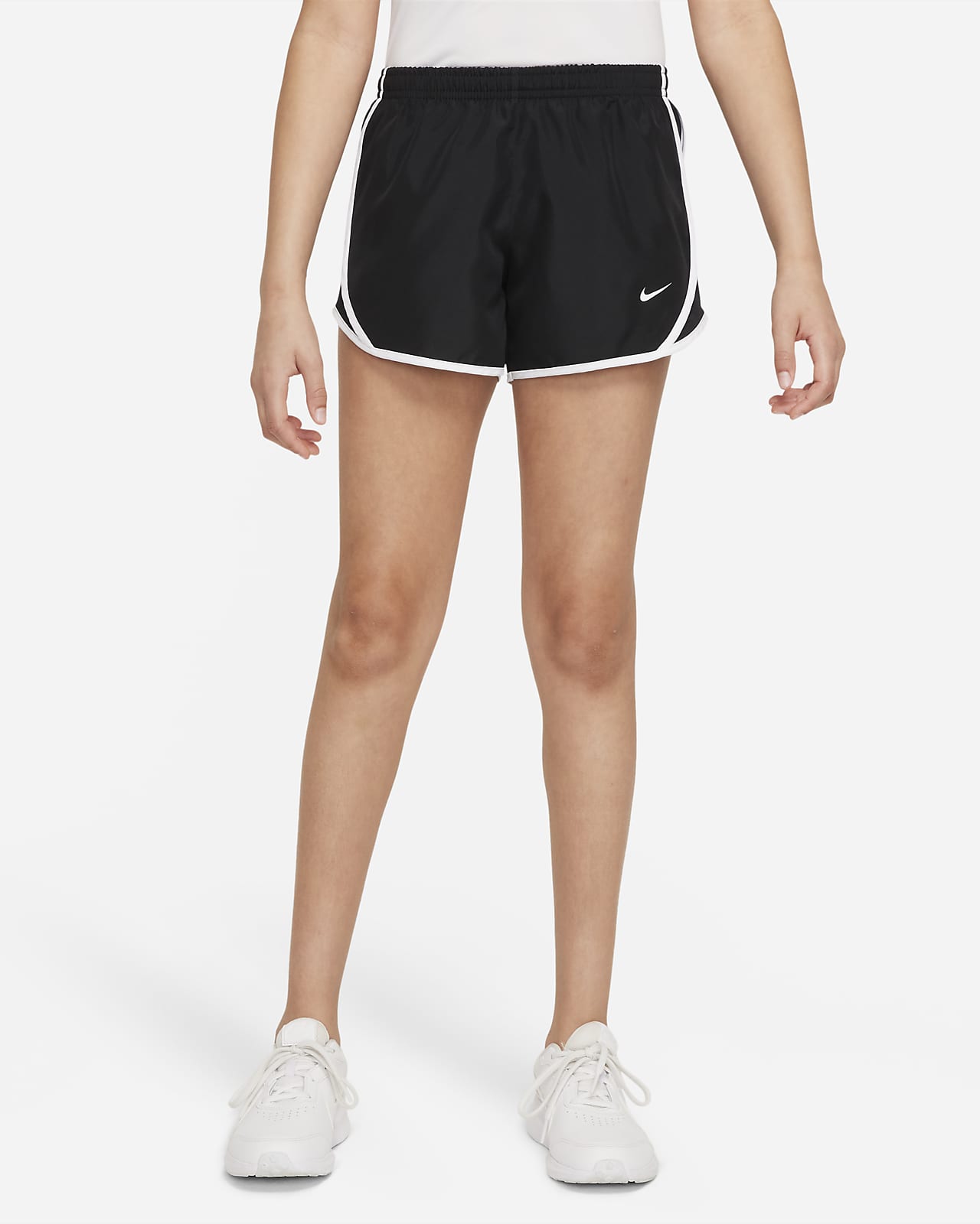 NIKE Girls Dry Tempo Sport Shorts 848196-061 Anthracite Dark Grey ( XS ) 