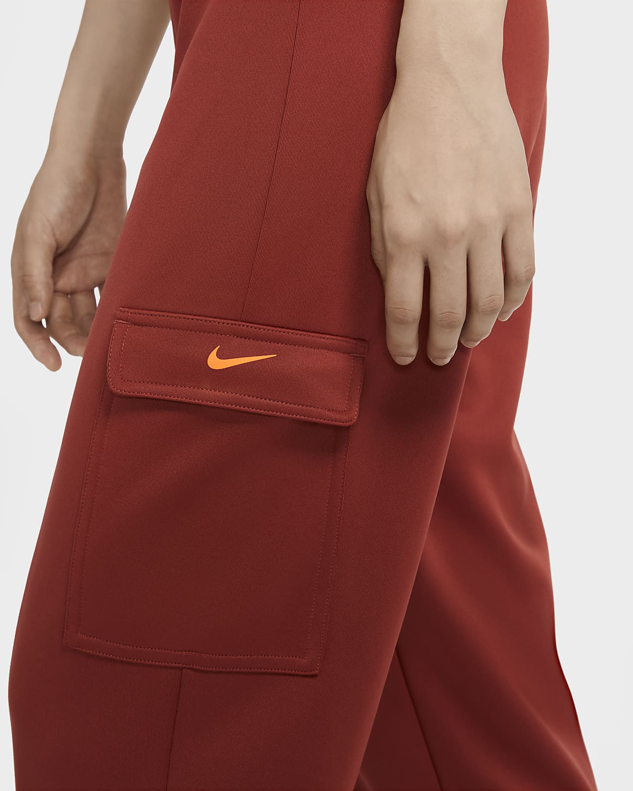 womens red nike pants