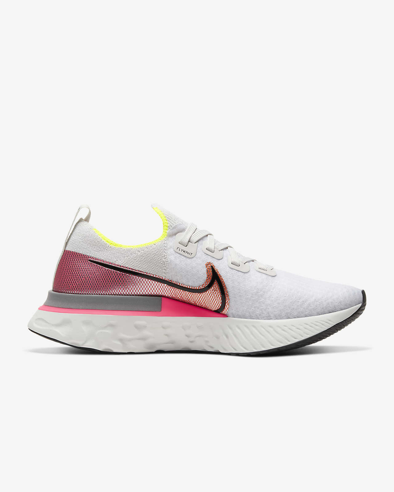 nike react white pink