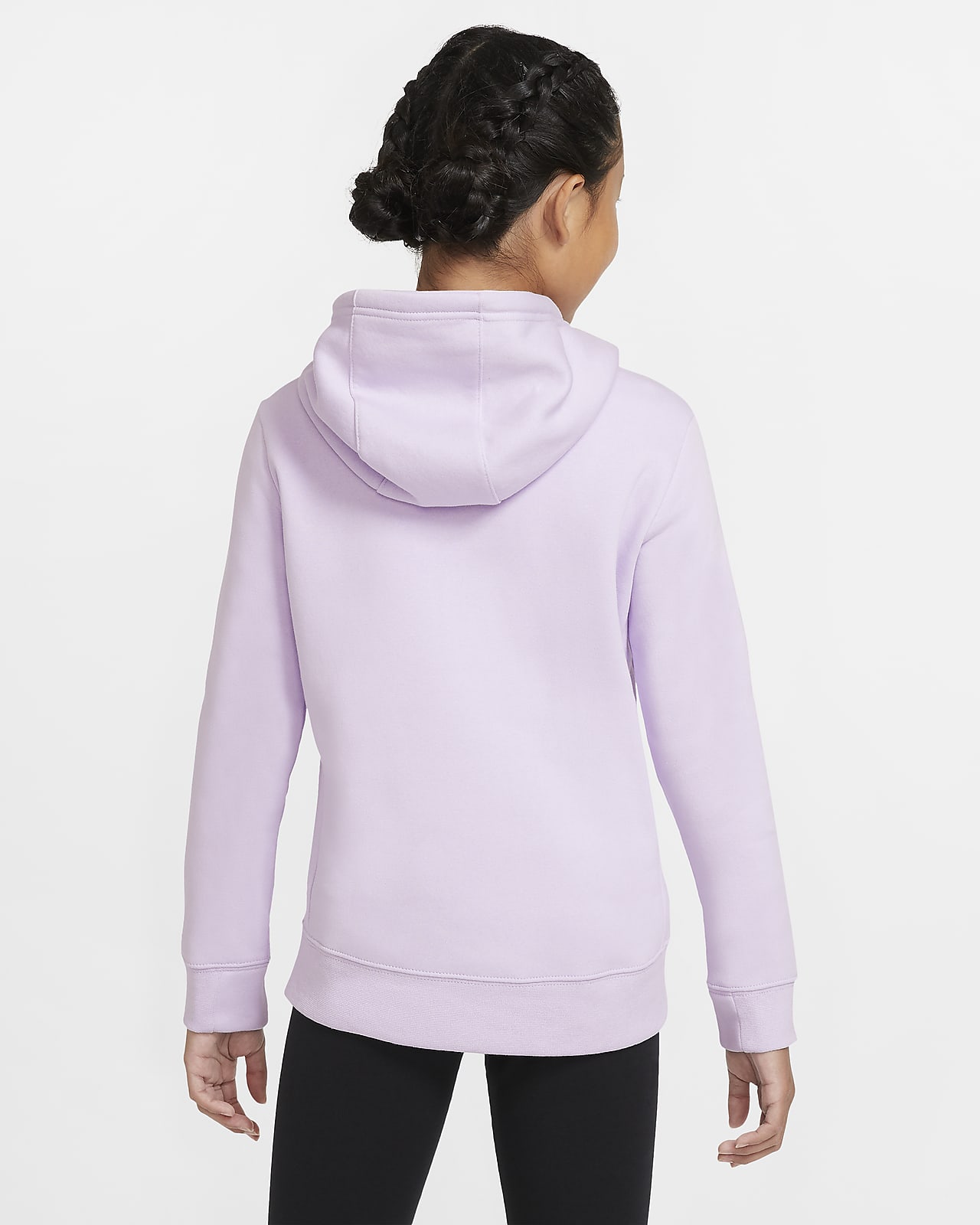 girls purple nike hoodie