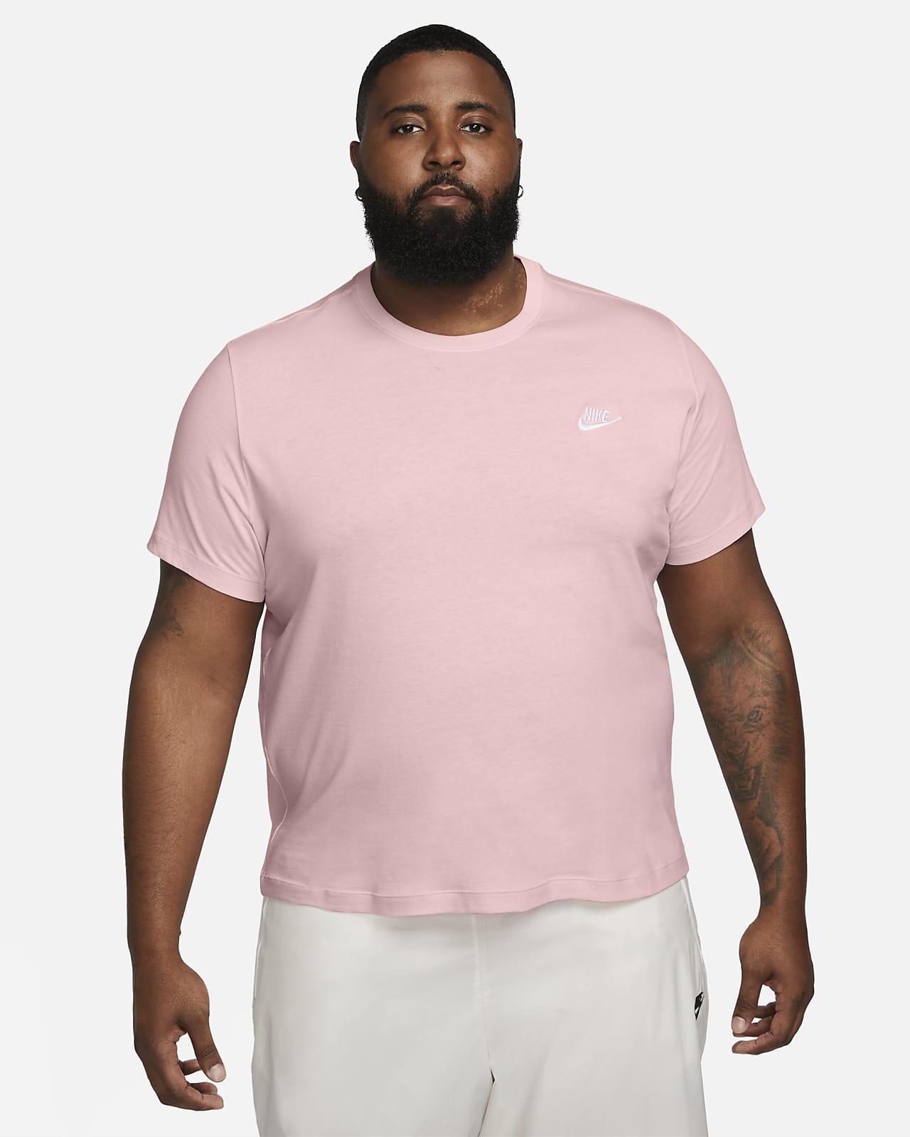 pink t shirt mens