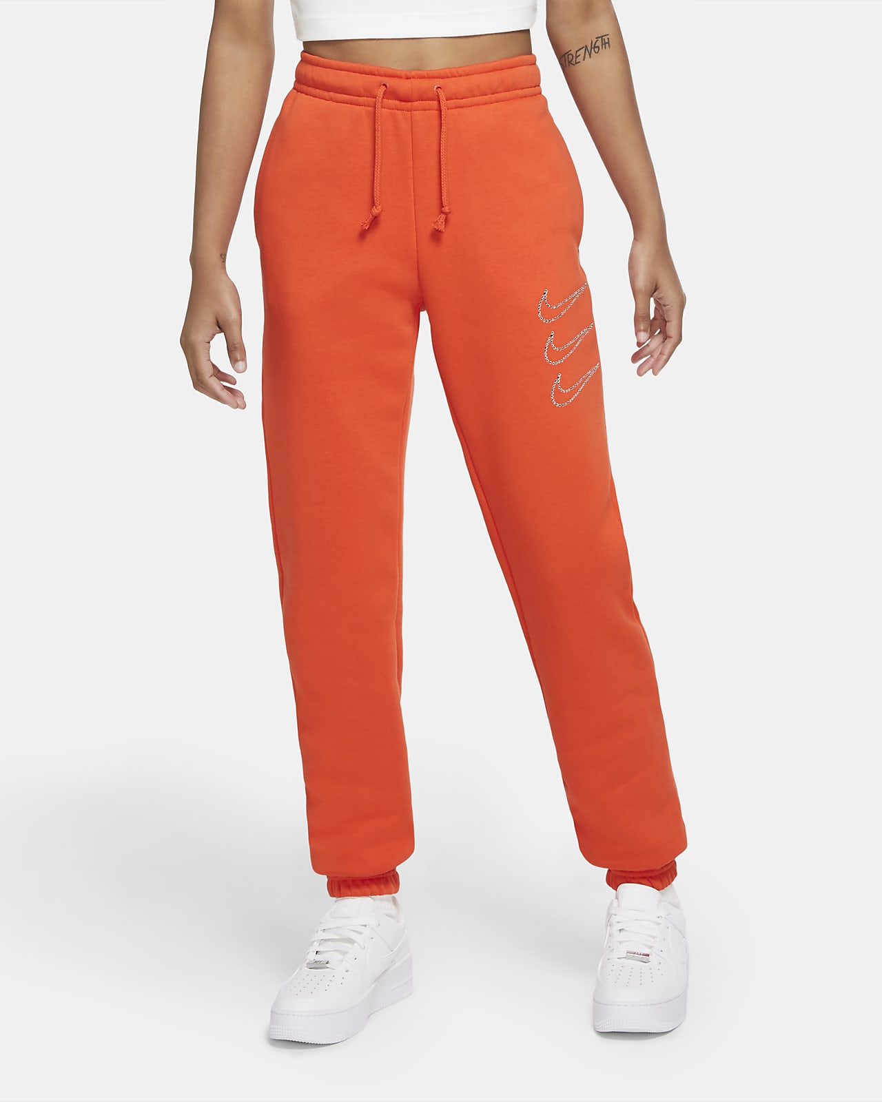 pantalon nike femme orange