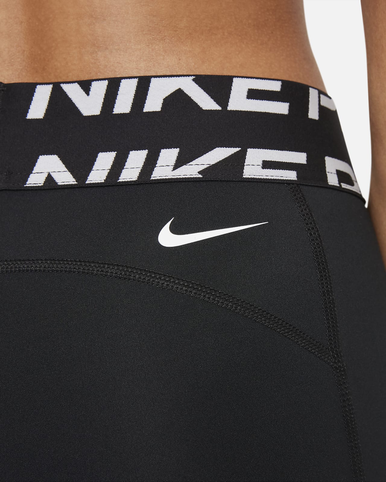 Nike Pro Dri-FIT Women's Mid-Rise Graphic Leggings. Nike LU